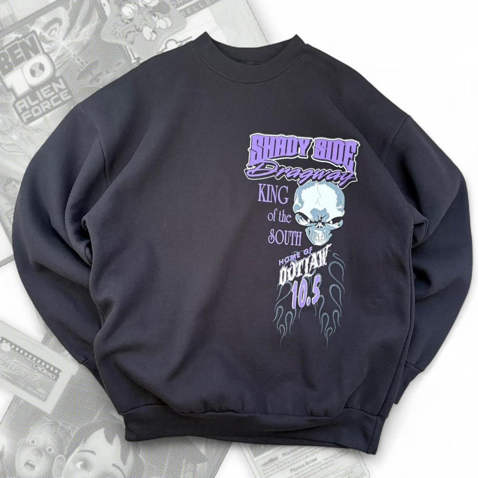 & Other Stories 90’s Drag racing Graphic Crewneck Size US L / EU 52-54 / 3 - 2 Thumbnail
