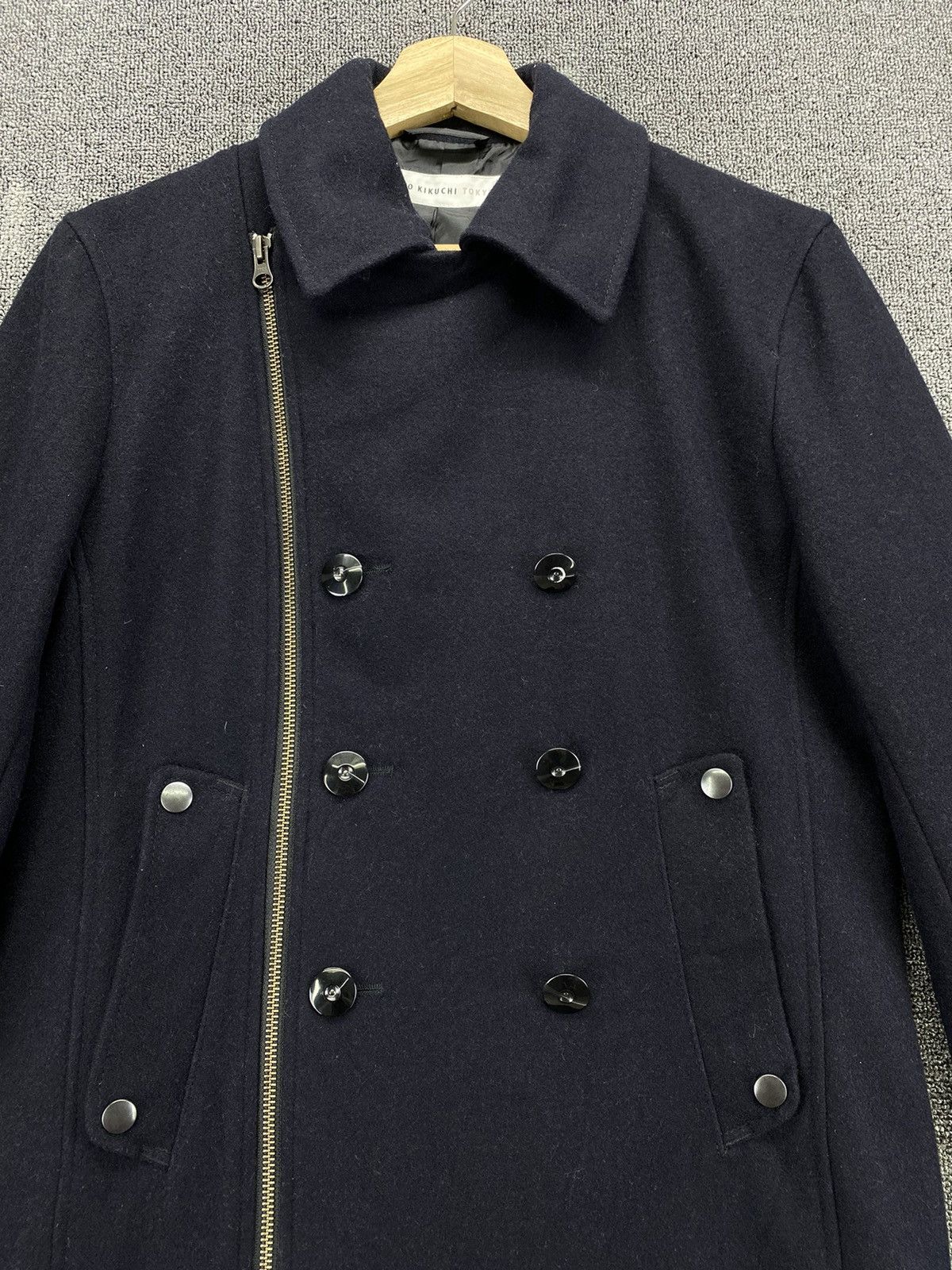 Takeo Kikuchi Vintage Takeo Kikuchi Tokyo Punk Style Wool Jacket Size M / US 6-8 / IT 42-44 - 5 Thumbnail