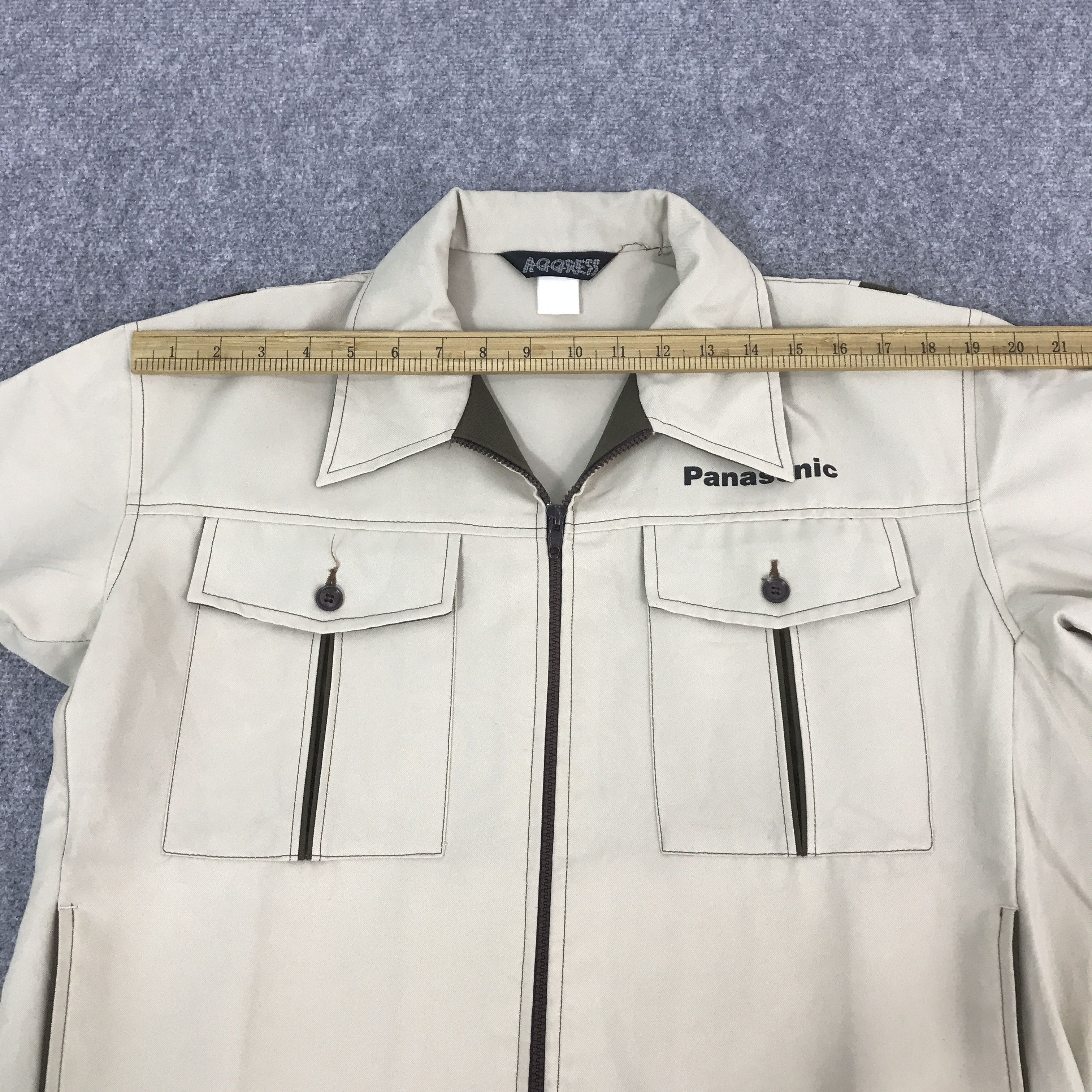 Japanese Brand PANASONIC WORKWEAR JAPANESE UNIFORM JACKET K69B15 Size US L / EU 52-54 / 3 - 6 Thumbnail
