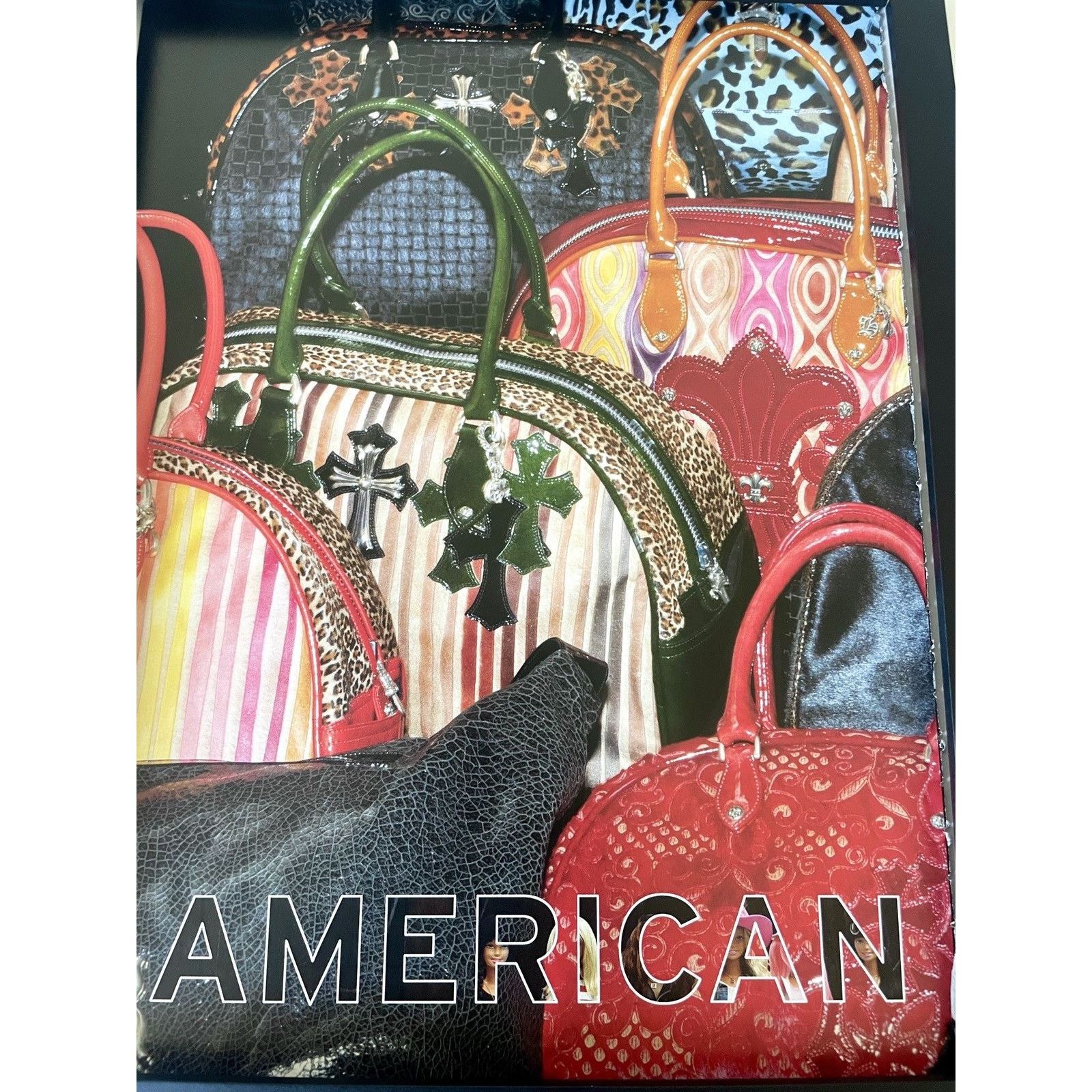 Chrome Hearts × Designer × Vintage Chrome Hearts American bags Poster photo framed 9x11 Size ONE SIZE - 2 Thumbnail