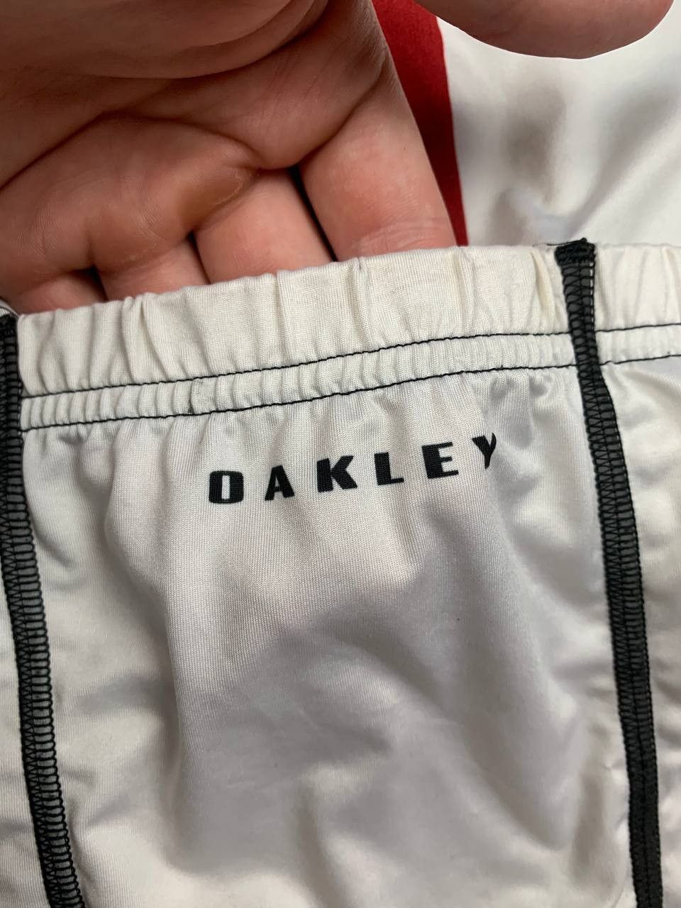 Oakley Oakley Men's Cycling Jersey Bike Shirt Red Black White Size US L / EU 52-54 / 3 - 15 Thumbnail