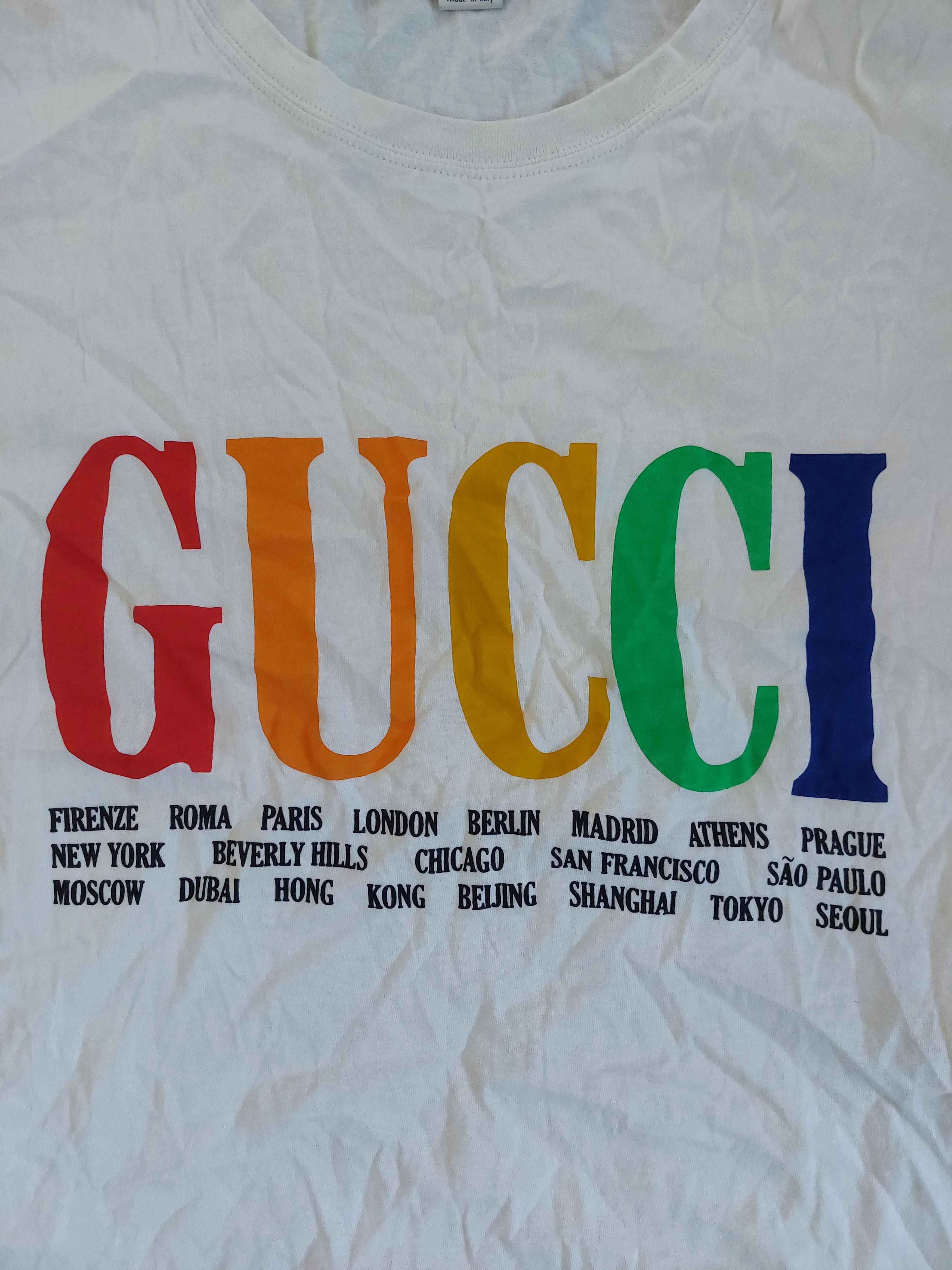 Gucci Gucci Cities T-shirt Size US M / EU 48-50 / 2 - 2 Thumbnail