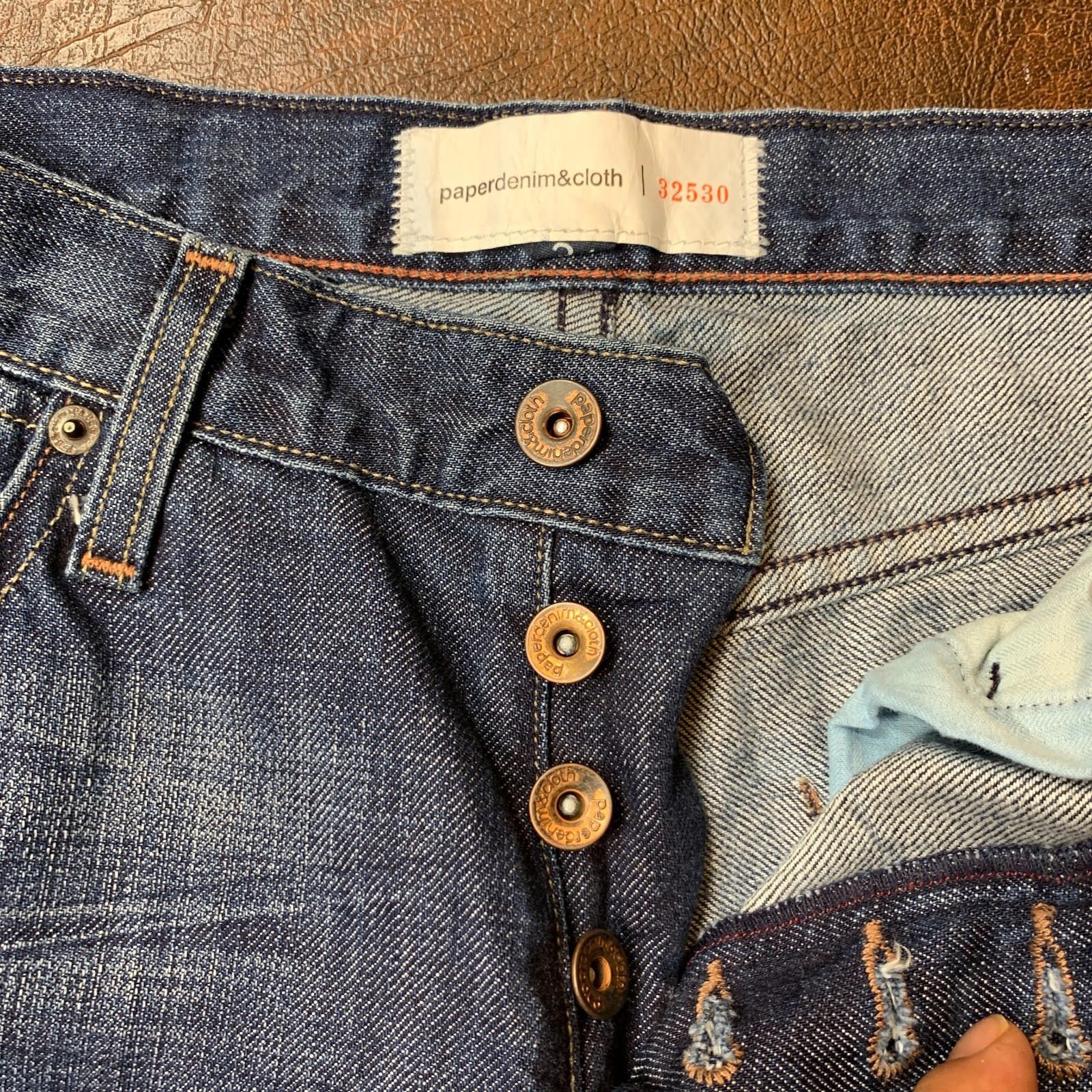 Paper Denim & Cloth Vintage Paper Denim & Cloth Jeans 32x33 Men's Blue Jean (333 Size US 32 / EU 48 - 7 Thumbnail