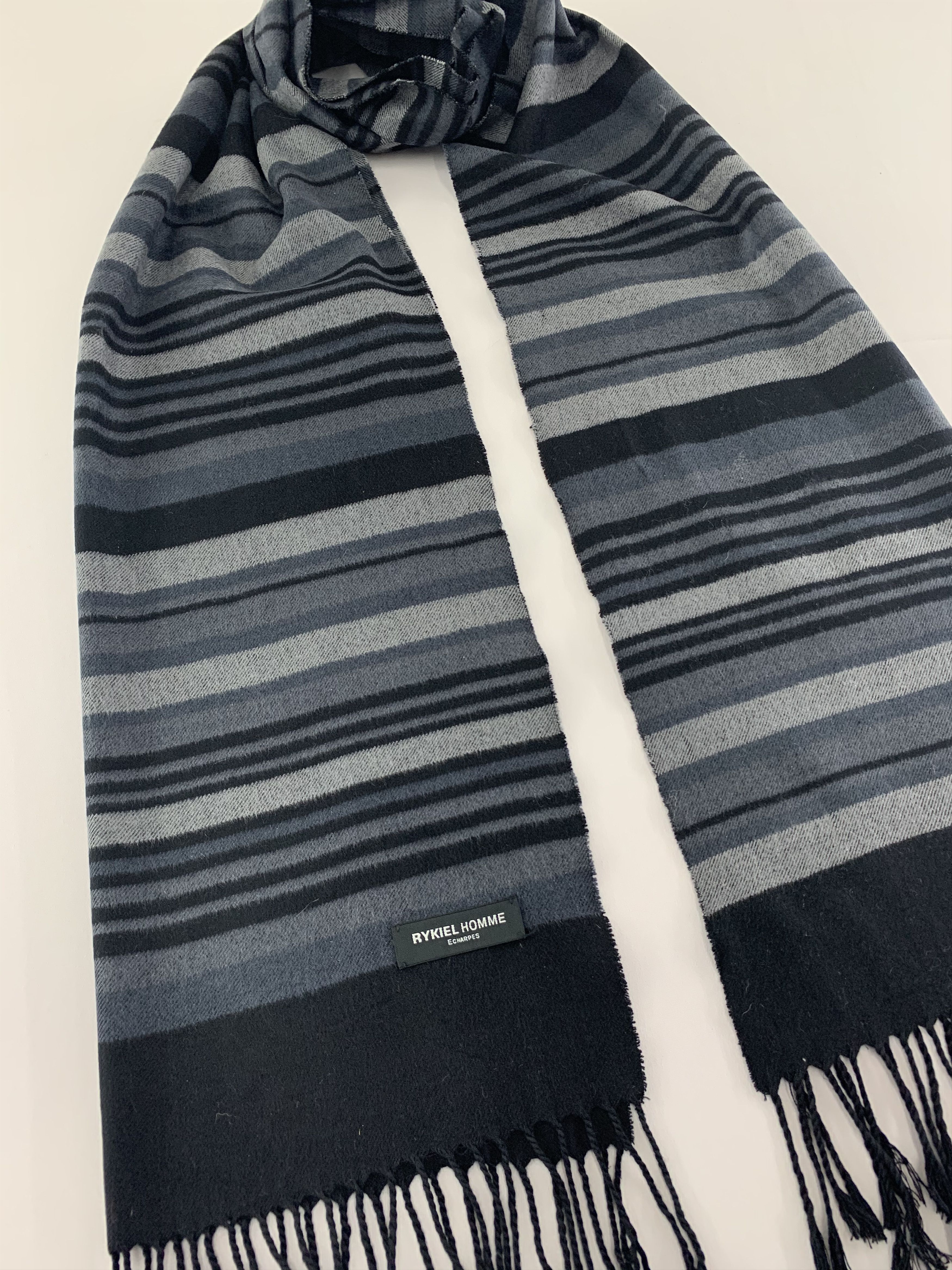 Sonia Rykiel Rykiel Homme Scarf Wool Muffler Neck Wrap BL4046 Size ONE SIZE - 1 Thumbnail