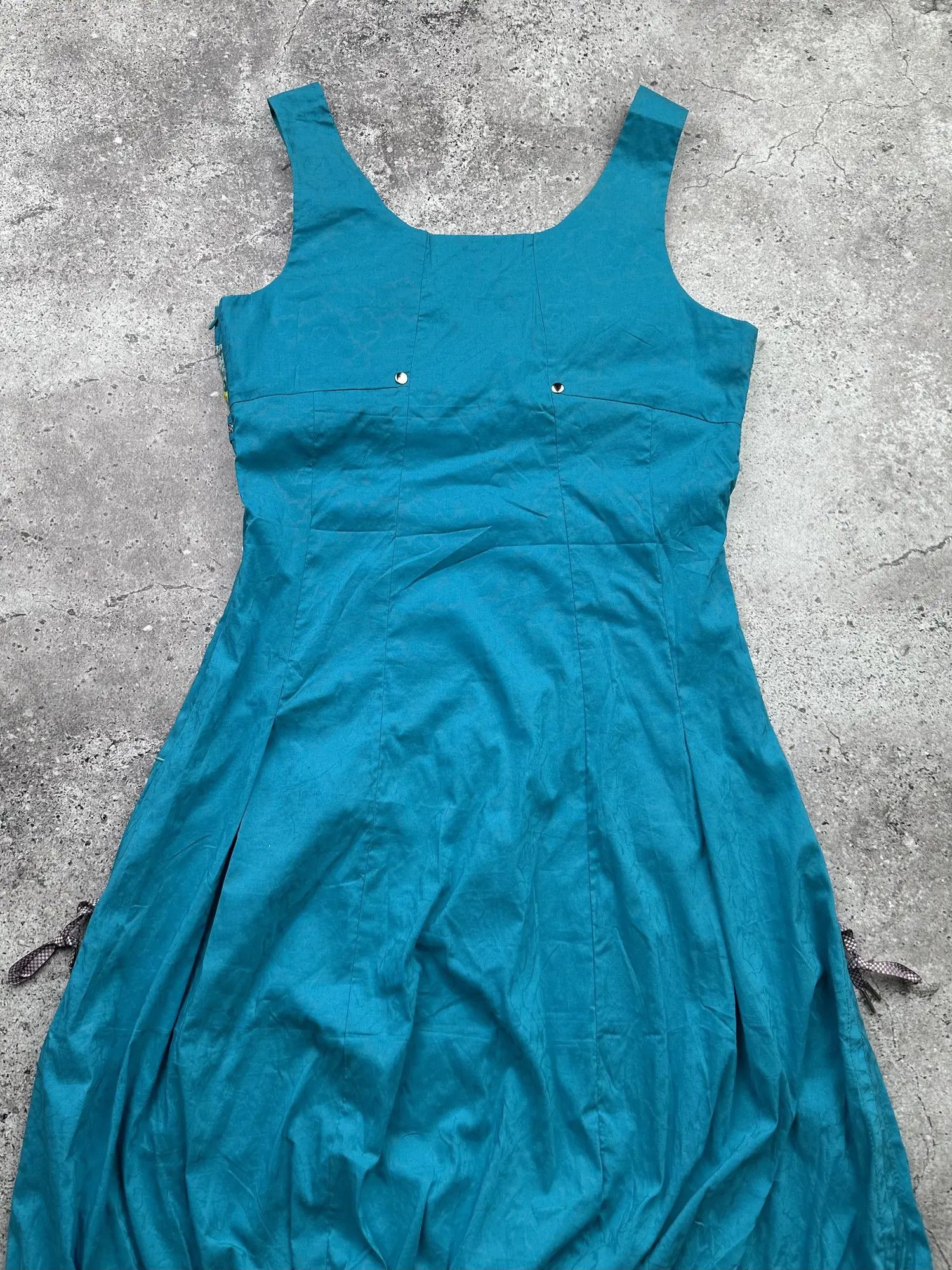 Japanese Brand Vintage Flare Dress C93(V426) Size XS / US 0-2 / IT 36-38 - 6 Thumbnail