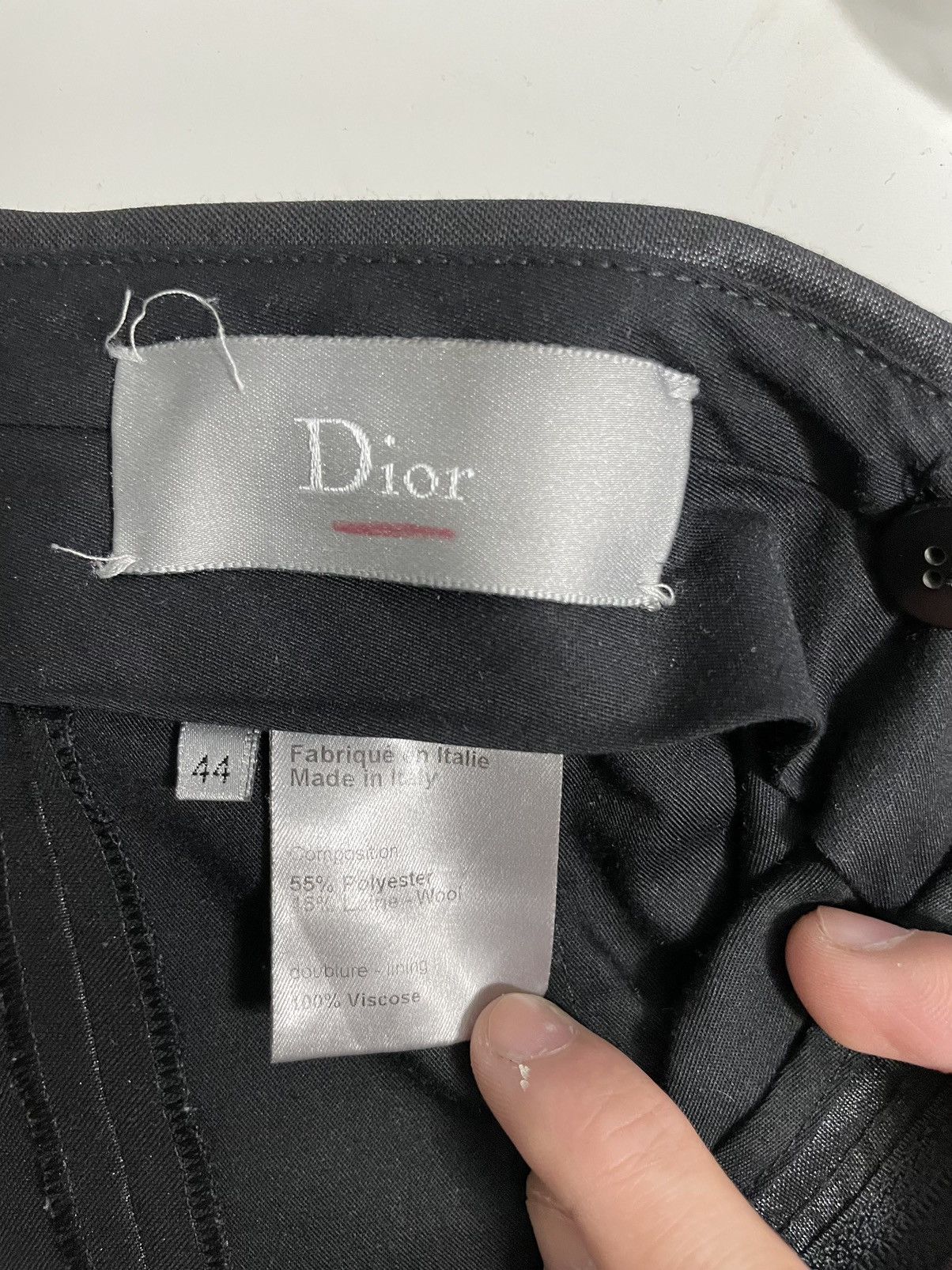 Dior × Hedi Slimane Wax Trousers Size US 29 - 5 Thumbnail