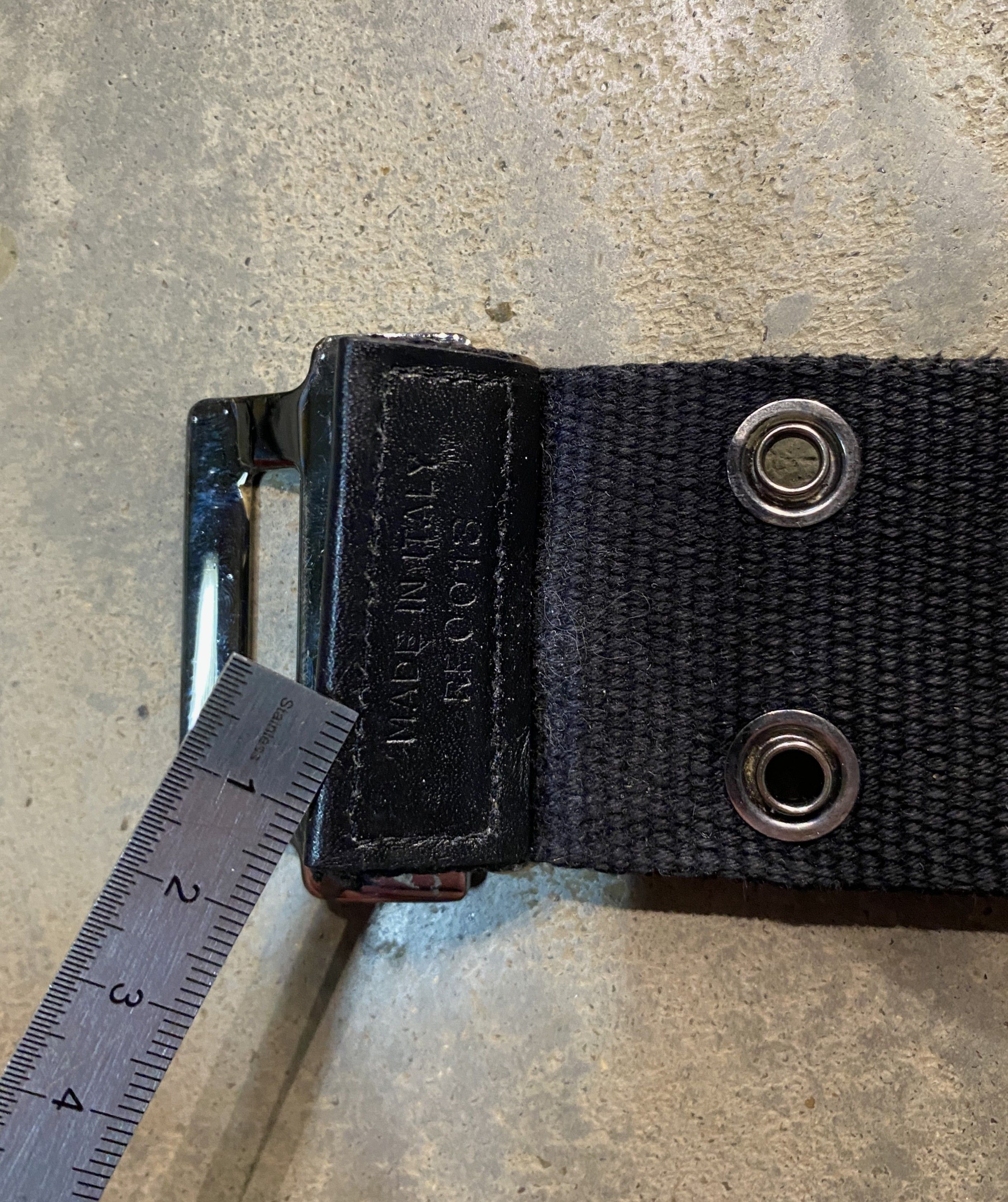 Dior Christian Dior SS02 “Street Chic” Canvas Black Cargo Belt Size ONE SIZE - 7 Thumbnail
