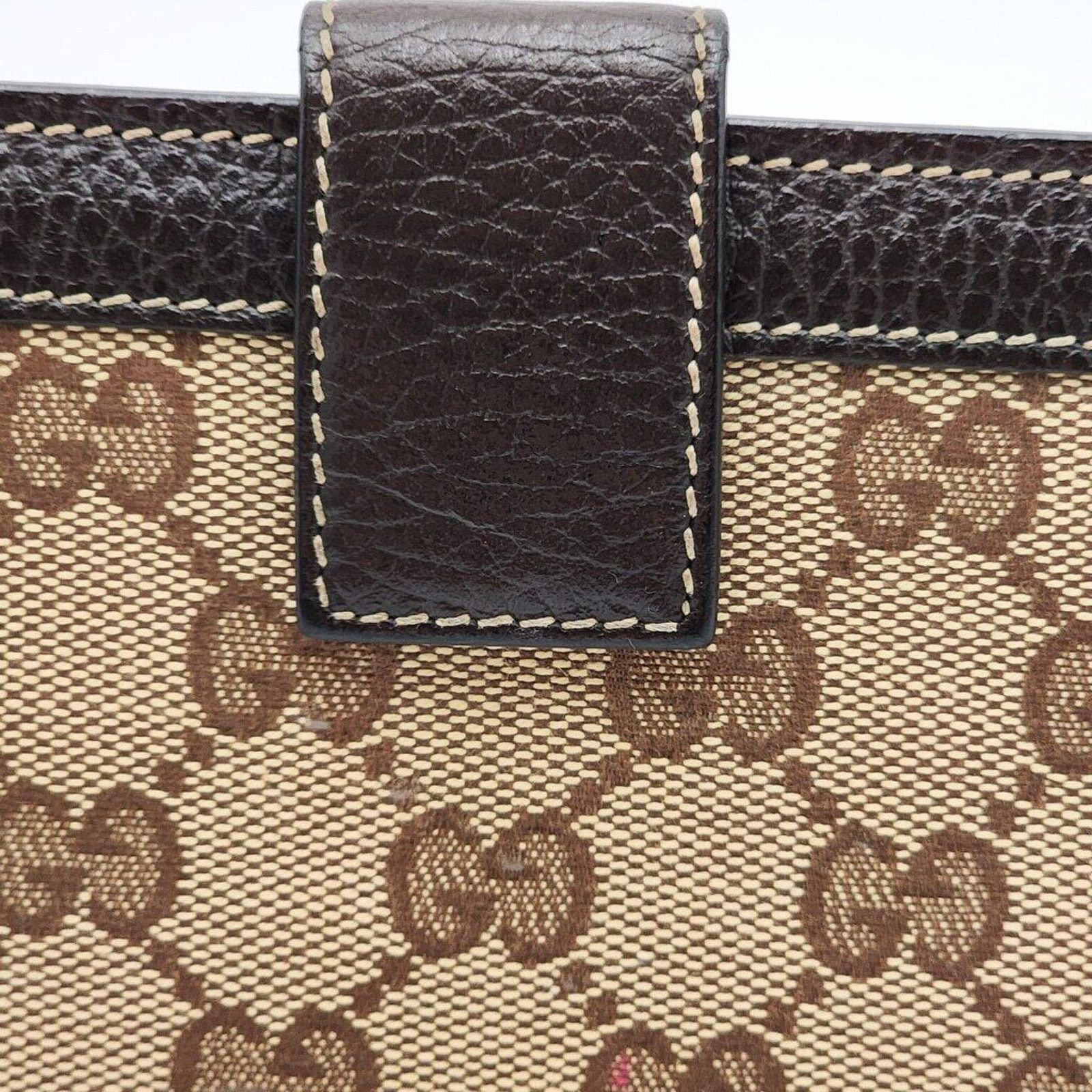 Gucci Gucci Monogram Continental Charmy Wallet Brown Size ONE SIZE - 4 Thumbnail