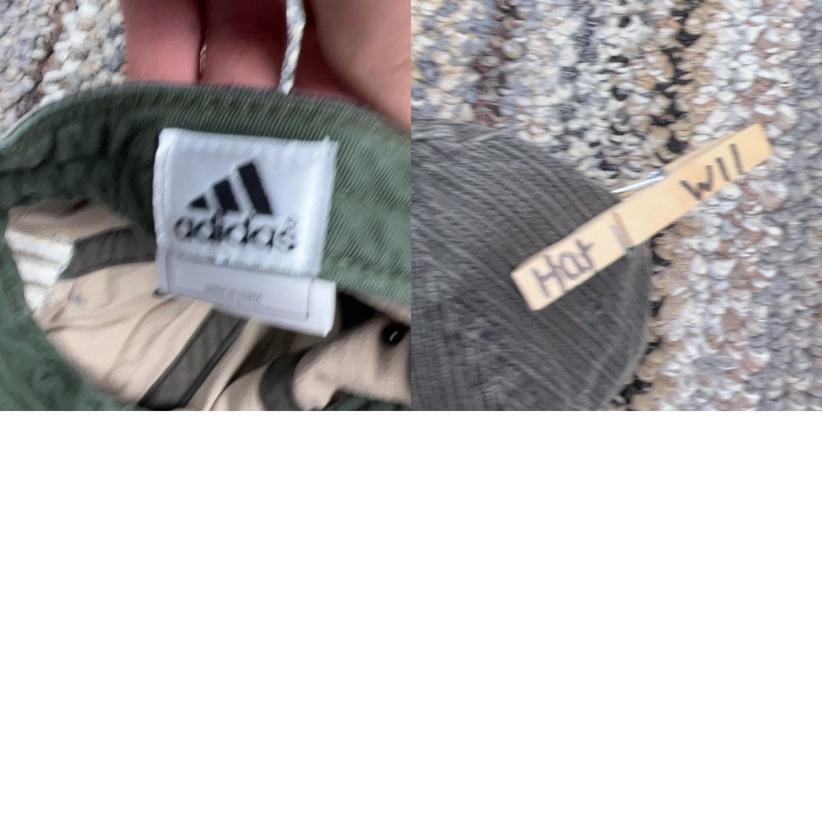 Adidas VINTAGE Adidas Hat Cap Strap Back Gray Baseball Dad Spell Out Faded Worn Y2K W11 Size ONE SIZE - 8 Thumbnail