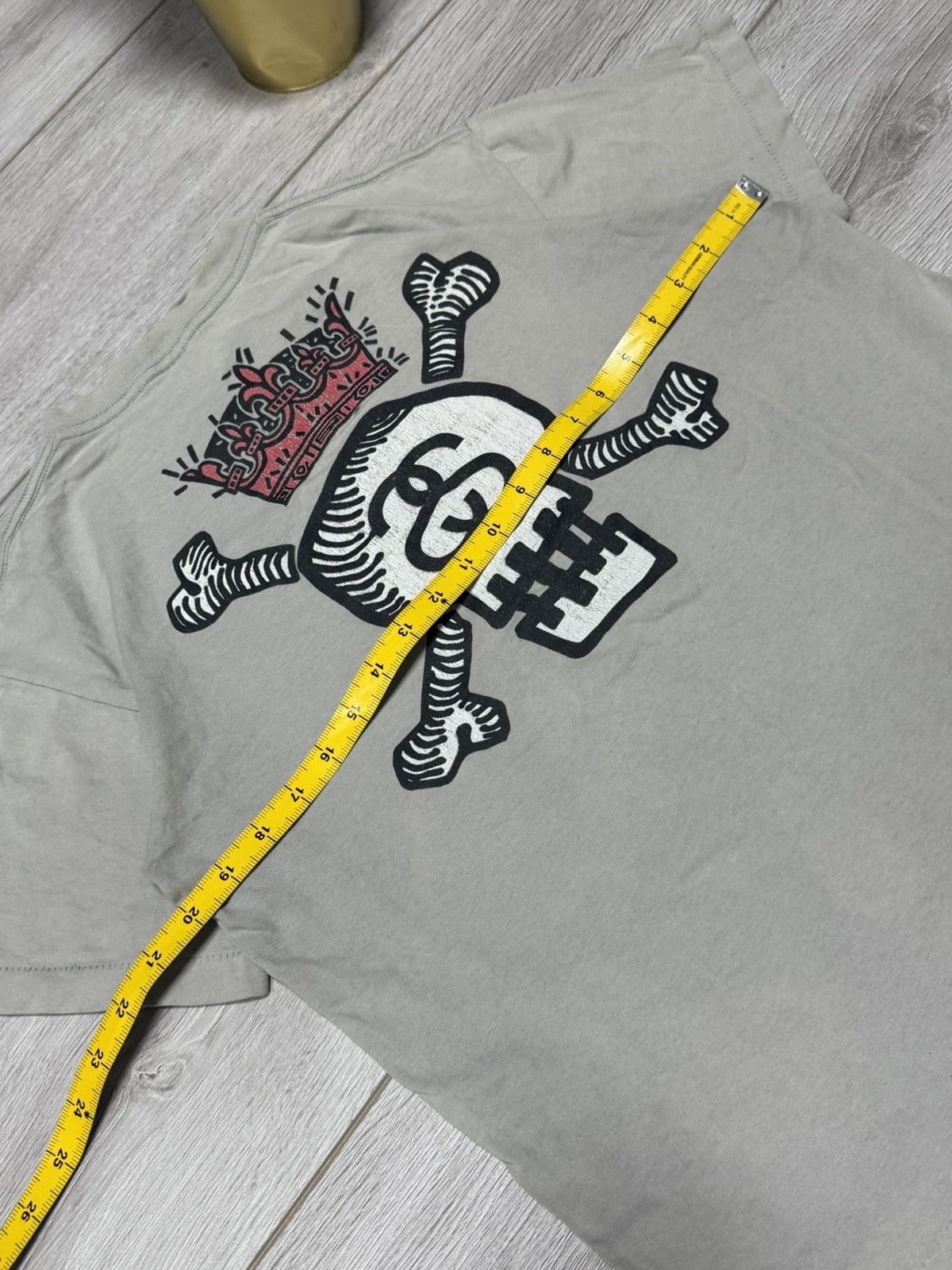 Stussy Stussy USA ☠️ SS big logo skull tee shirt vintage Size US M / EU 48-50 / 2 - 8 Thumbnail