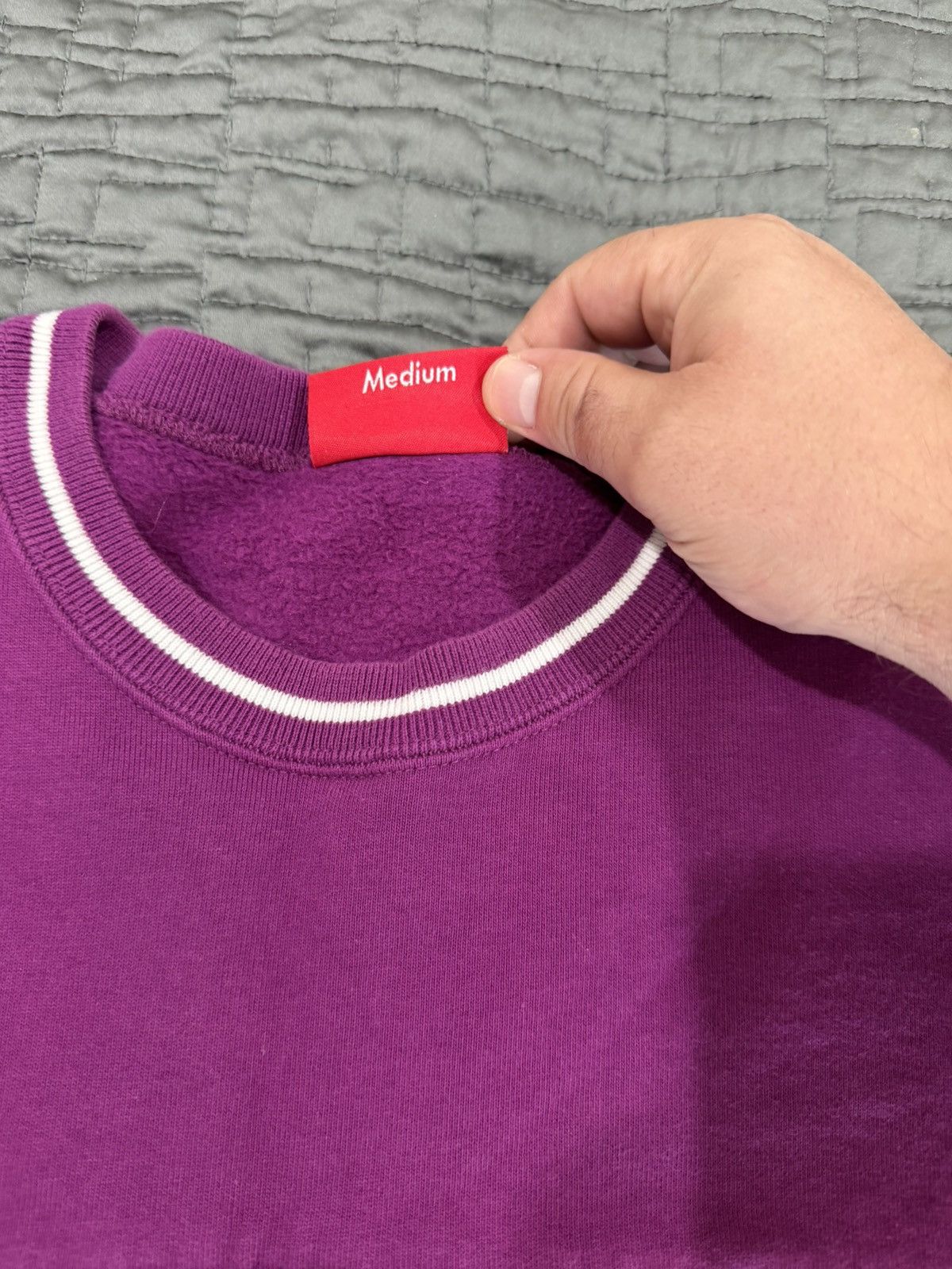Supreme Supreme piping sweatshirt Size US M / EU 48-50 / 2 - 3 Thumbnail
