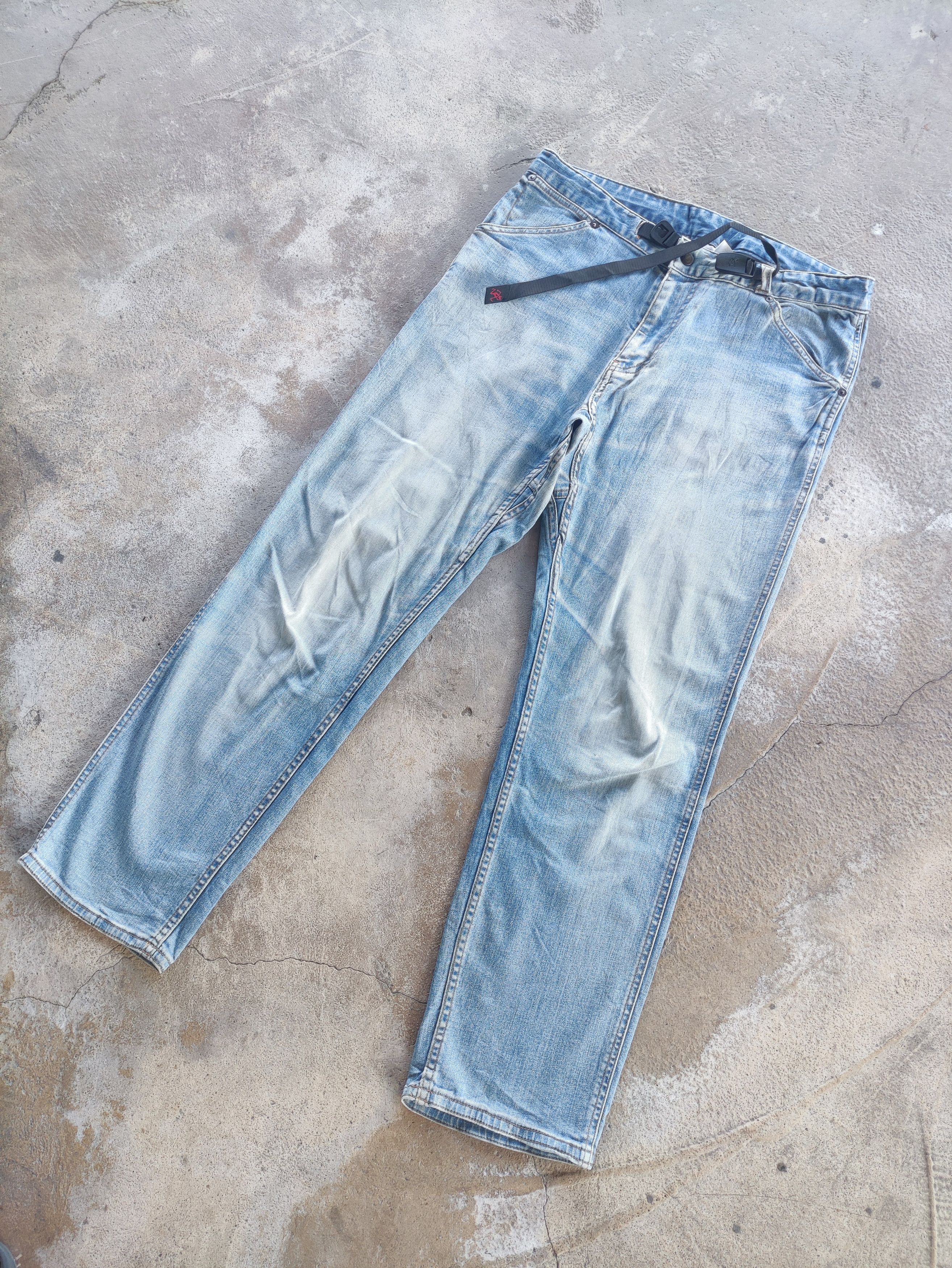 Gramicci Vintage Gramicci Brand Ripped Faded Denim Pants Size US 34 / EU 50 - 2 Thumbnail