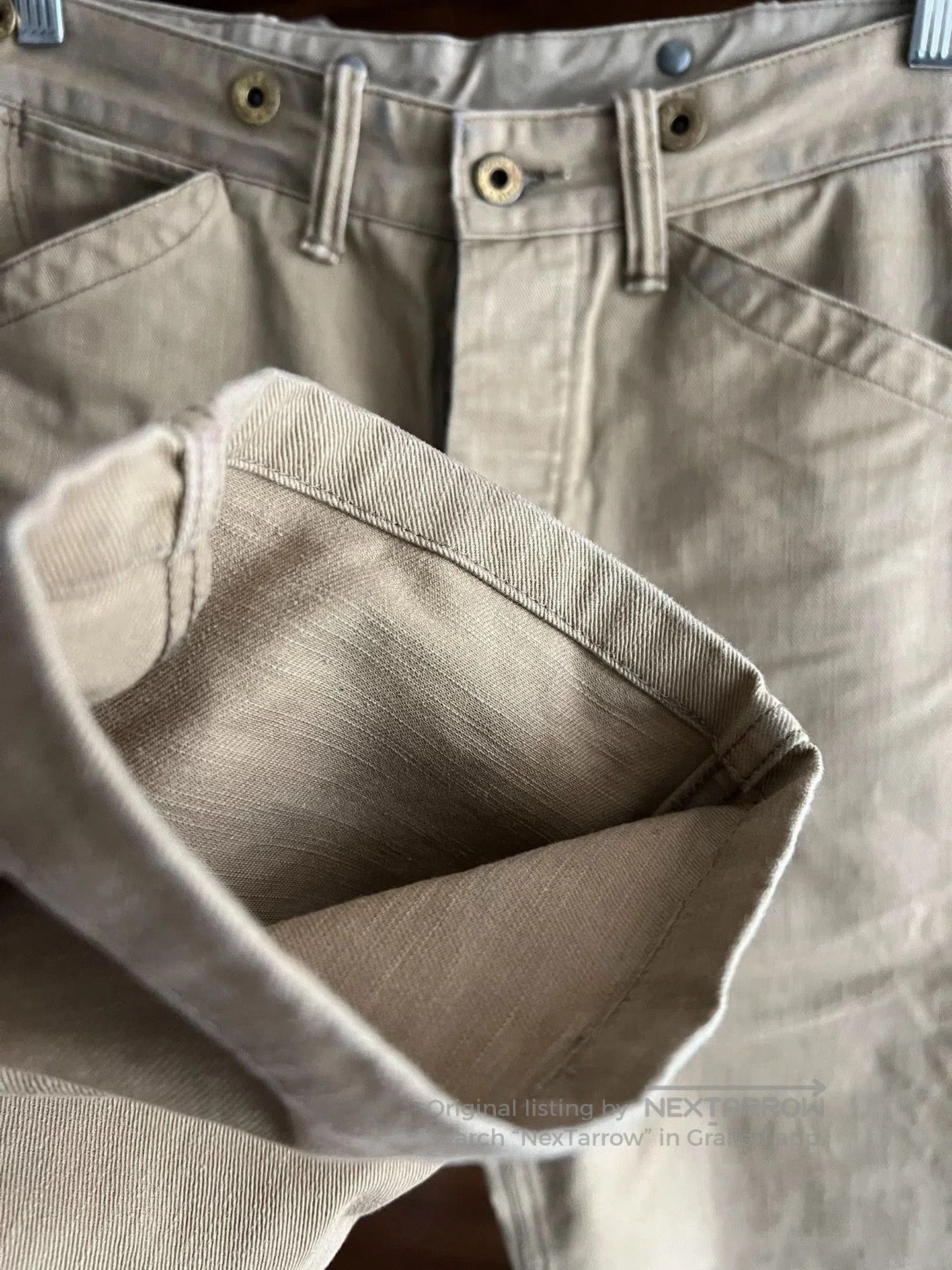 RRL Ralph Lauren RRL Double RL Suspender Work Pants. Size US 28 / EU 44 - 4 Thumbnail