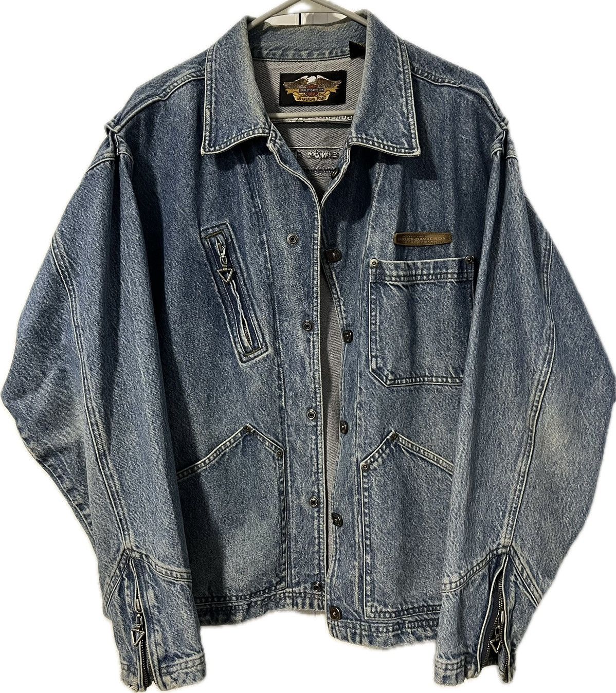 Vintage Vintage Denim Jacket Size US L / EU 52-54 / 3 - 2 Thumbnail
