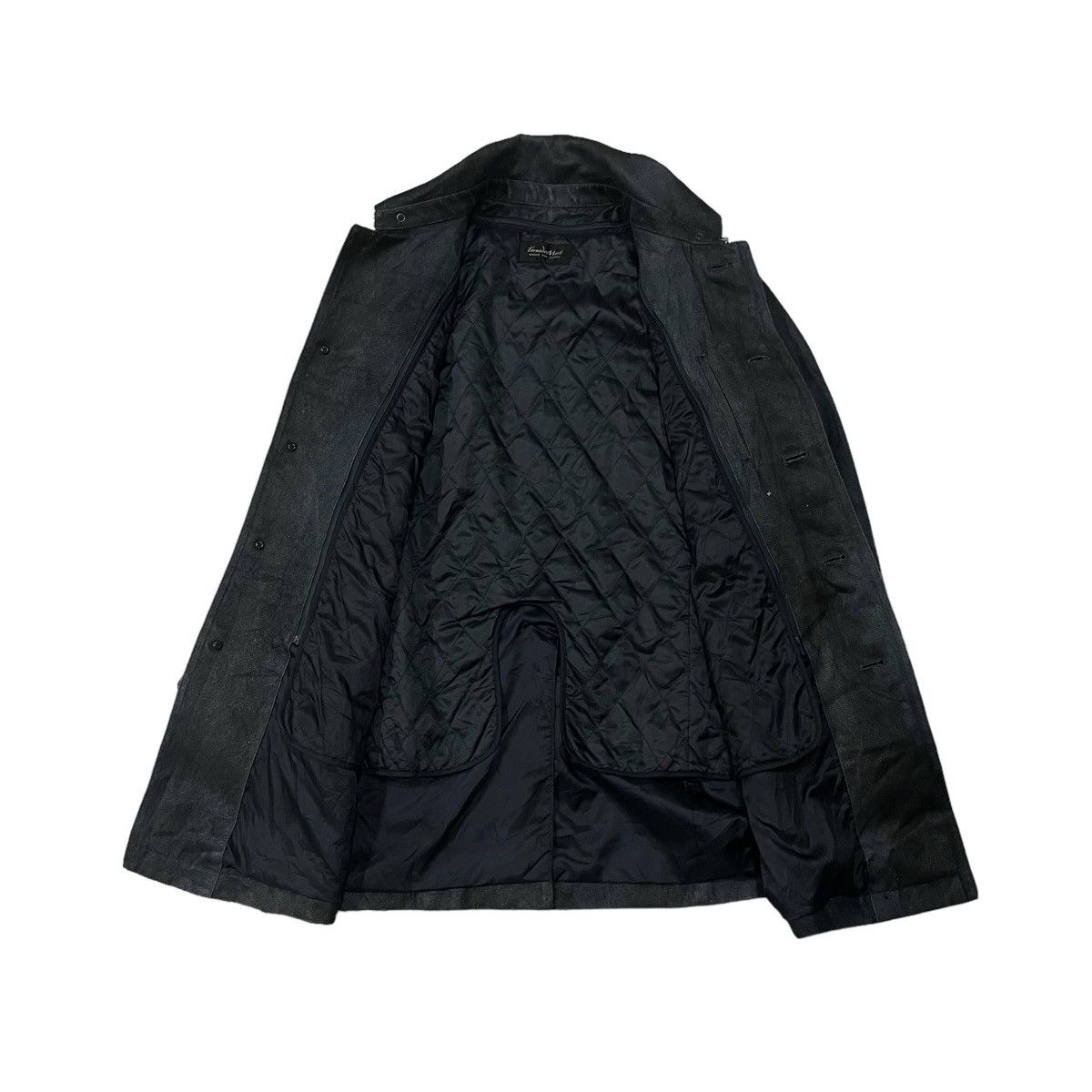 Tornado Mart Vintage Tornado Mart Japan Suede Waxed Long Jacket Size US M / EU 48-50 / 2 - 17 Thumbnail