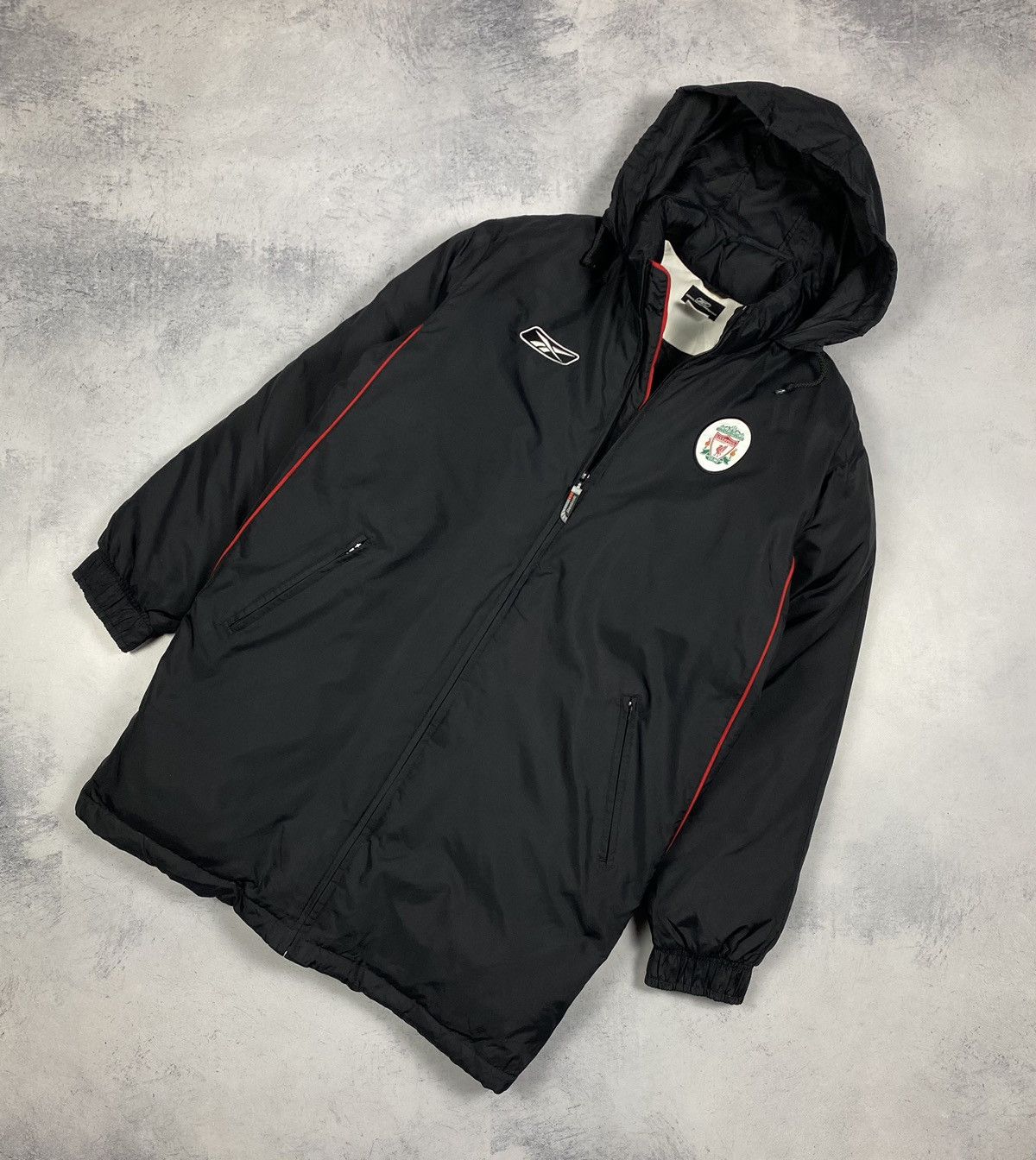 Reebok Vintage 90s Reebok Liverpool Bench Football Coat Jacket Size US XS / EU 42 / 0 - 2 Thumbnail