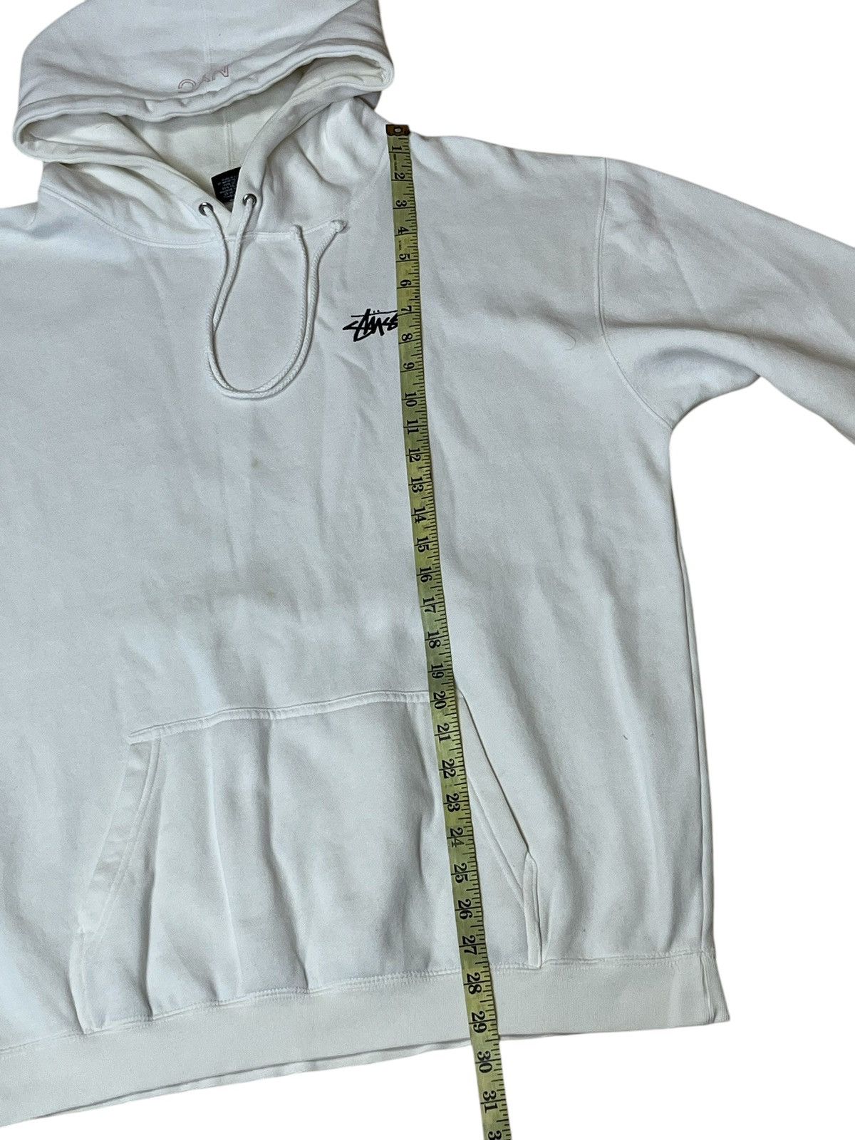 Stussy RARE🔥VINTAGE STUSSY AUGUSTUS STATUE NYC PULLOVER HOODIES Size US L / EU 52-54 / 3 - 11 Thumbnail