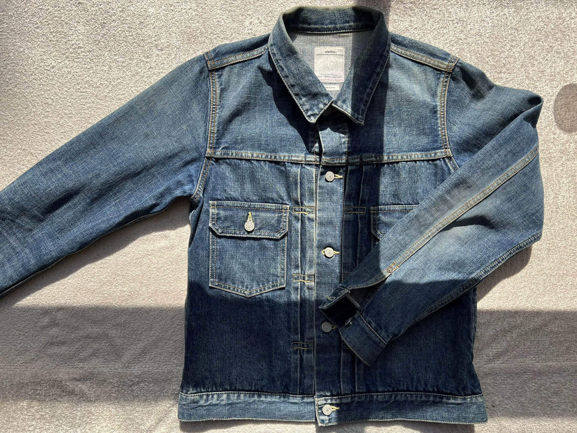 Visvim 101 Denim Jacket Damaged Indigo Wash | Grailed