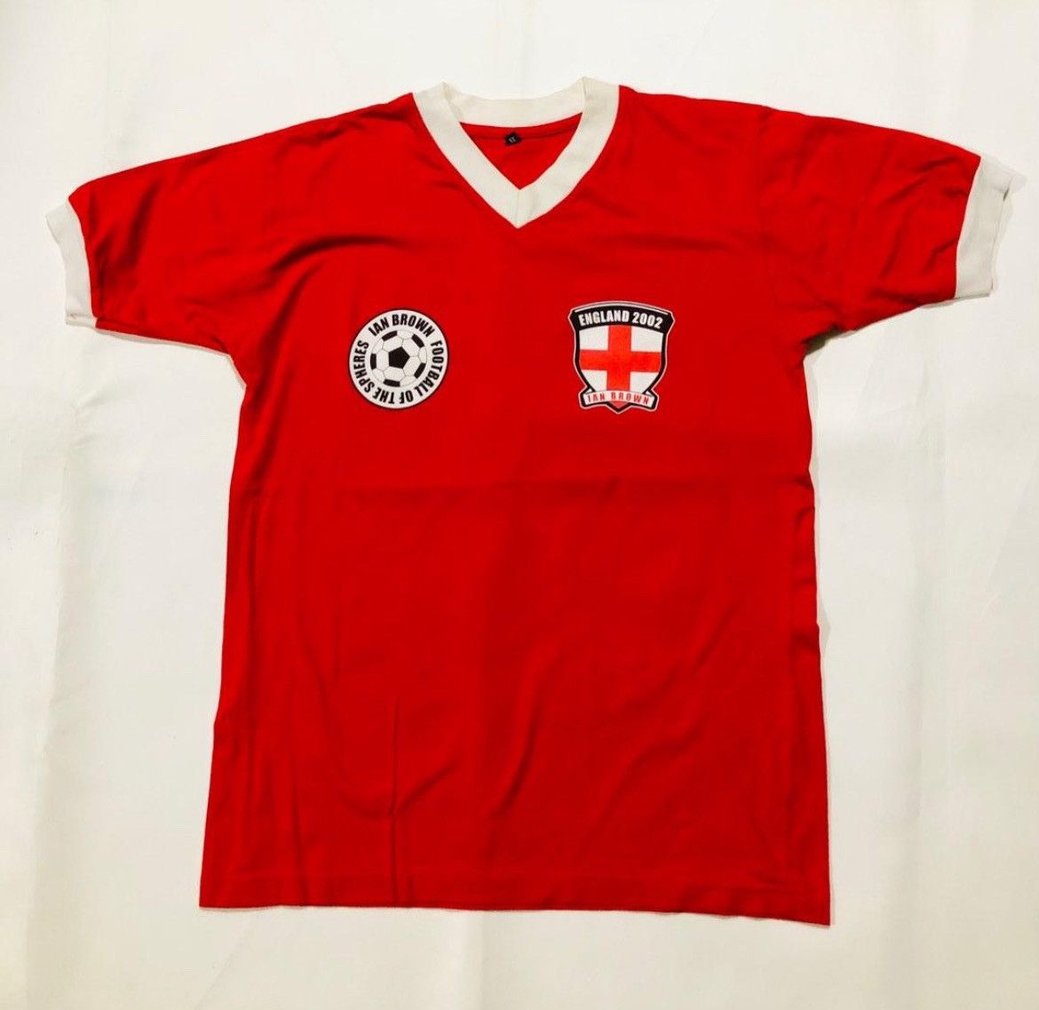Band Tees × Vintage Vintage Ian Brown x Football England T shirt Size US M / EU 48-50 / 2 - 1 Thumbnail