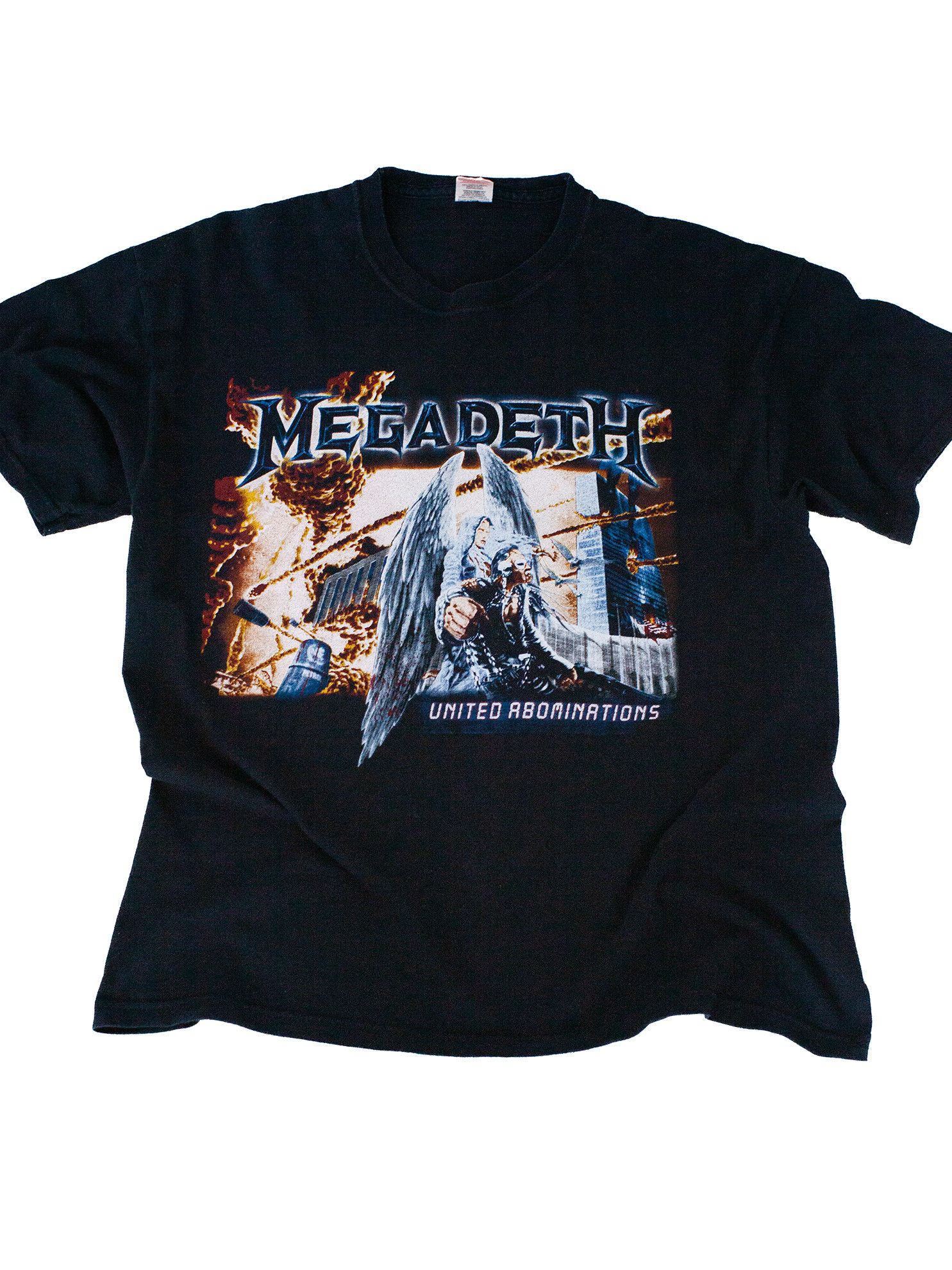 Vintage Megadeth 2007 "United Abominations" Metal Band 00s T-Shirt Size US L / EU 52-54 / 3 - 1 Thumbnail