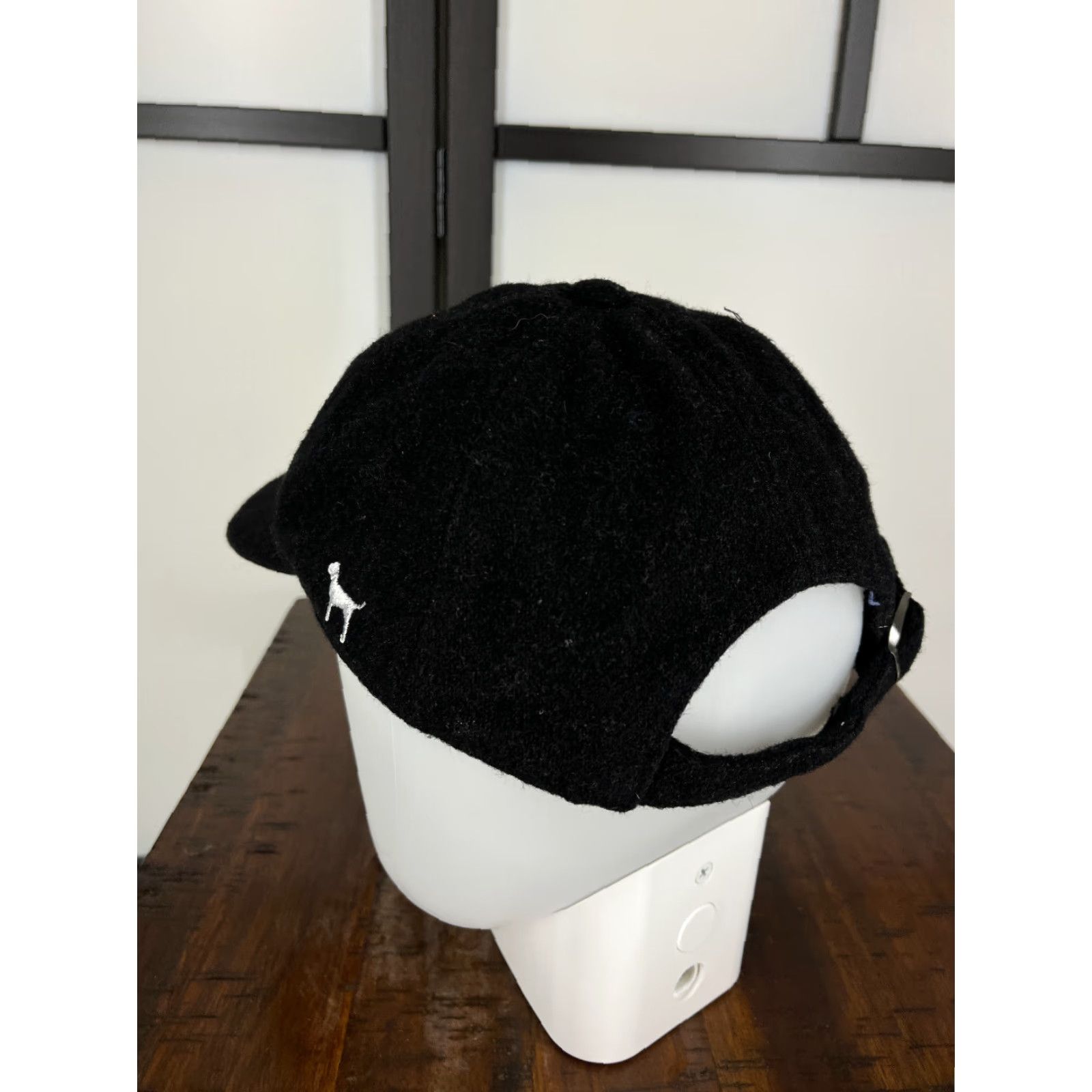 Victoria's Secret Victoria's Secret Hat Cap Strap Back Adult One Size Black PINK Wool Blend Size ONE SIZE - 6 Thumbnail