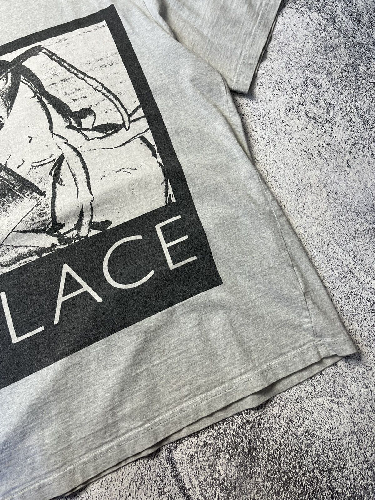 Palace Palace Big Logo T-Shirt Gray Streetwear Vintage Size US XL / EU 56 / 4 - 8 Thumbnail