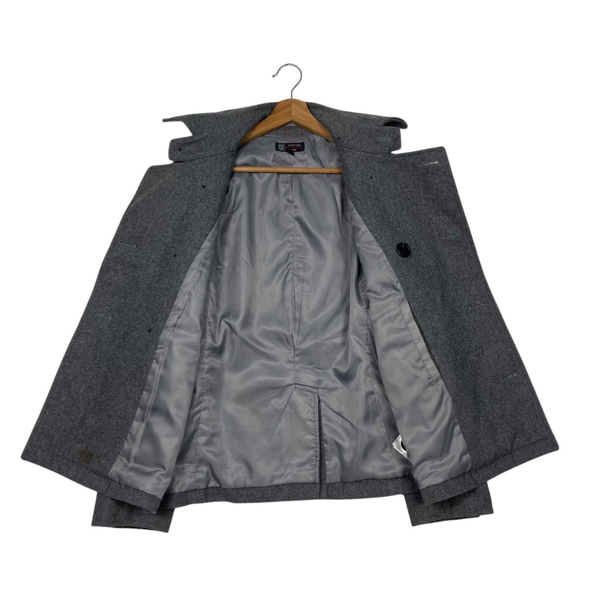 Michel Klein Michel Klein Double Breasted Wool Jacket Size US M / EU 48-50 / 2 - 11 Thumbnail