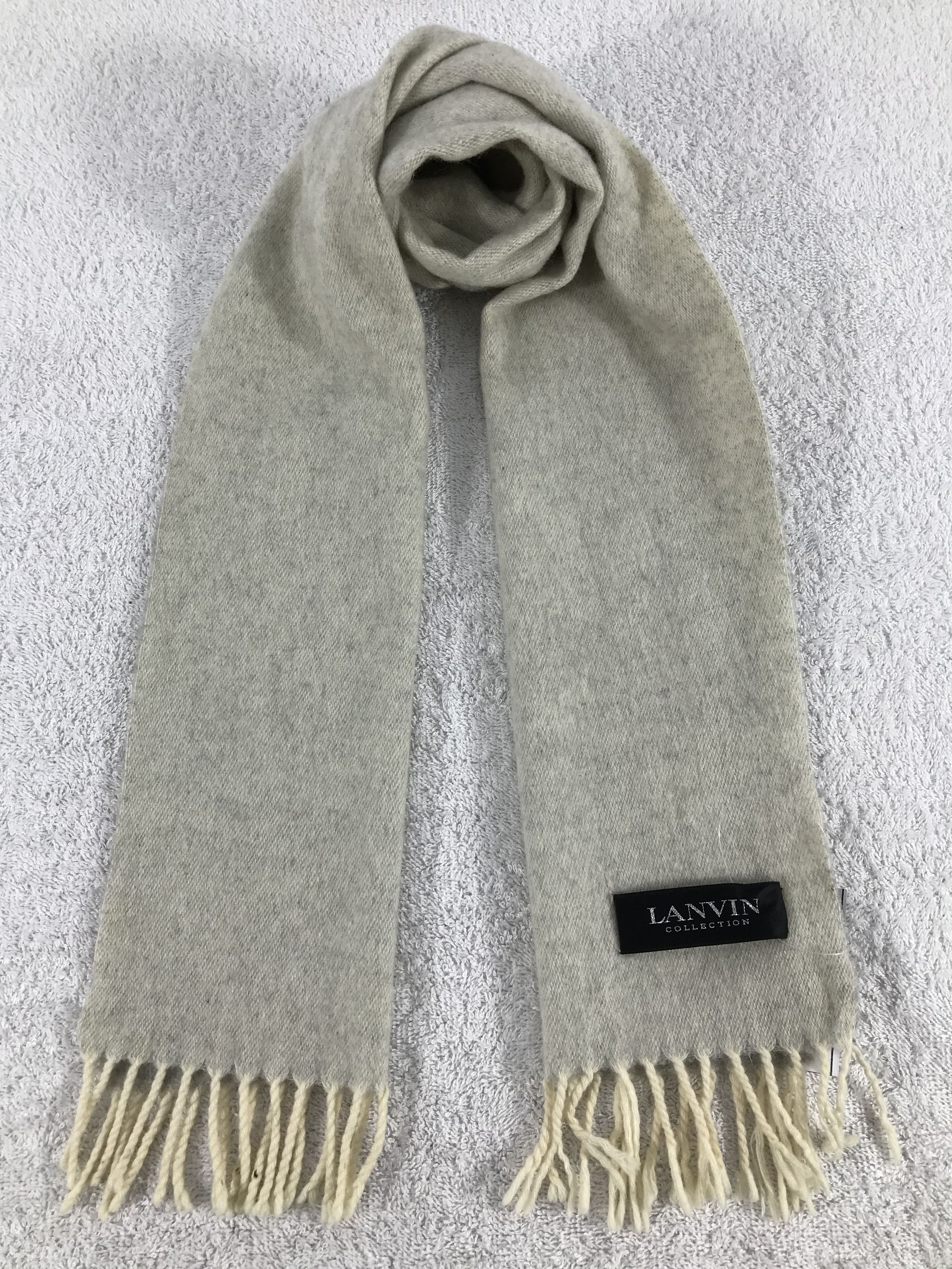 Lanvin × Vintage Lanvin Scarf / Muffler / Neckwear - WW1537 Size ONE SIZE - 1 Thumbnail
