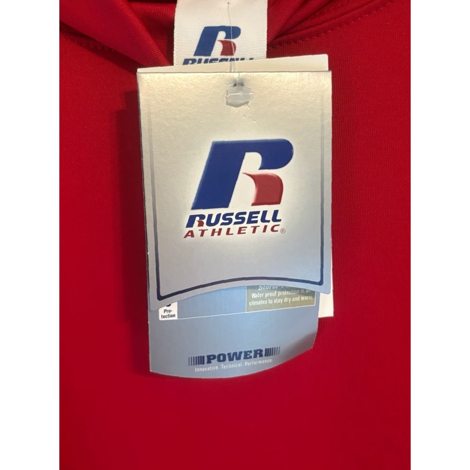 Russell Athletic VINTAGE Russell Athletic Mock Neck Shirt Mens XL NWT NOS 00s Dri-Power Red Long Sleeve Polyester Spandex 28" 21" 24" Excellent Mens Size US XL / EU 56 / 4 - 2 Thumbnail