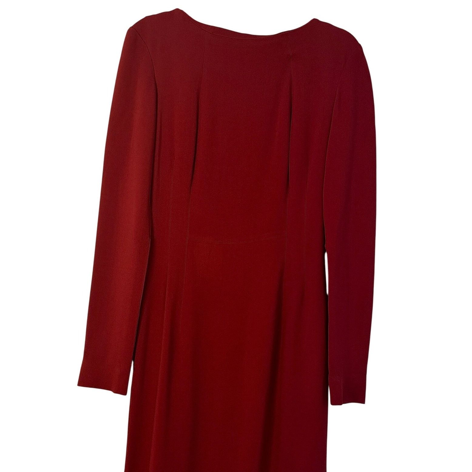 Victoria Beckham Victoria Beckham Red Viscose Long Dress Size M / US 6-8 / IT 42-44 - 5 Thumbnail