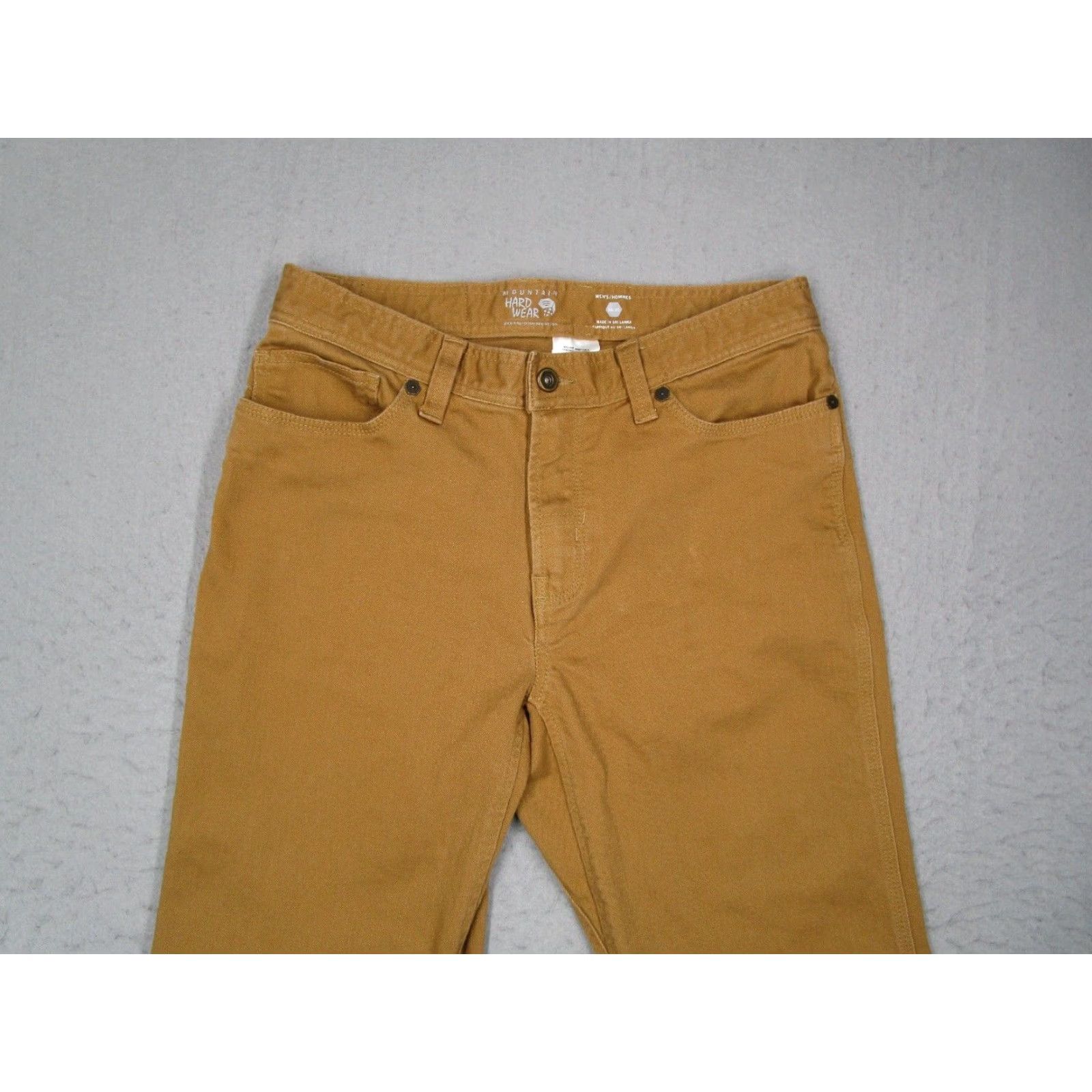 Mountain Hardwear MOUNTAIN HARDWEAR Pants Mens 30 Brown PASSENGER Canvas Chino 5-Pocket 30x30 Regular Belt Loops Front Flat Front Size US 30 / EU 46 - 2 Thumbnail