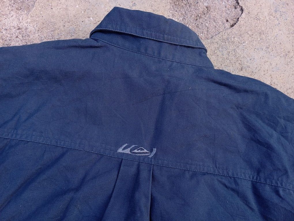 Quiksilver × Vintage VTG 90s Y2K 2000s Quiksilver 🏄 Workwear Flannel Jacket 🛠️ Size US L / EU 52-54 / 3 - 5 Thumbnail