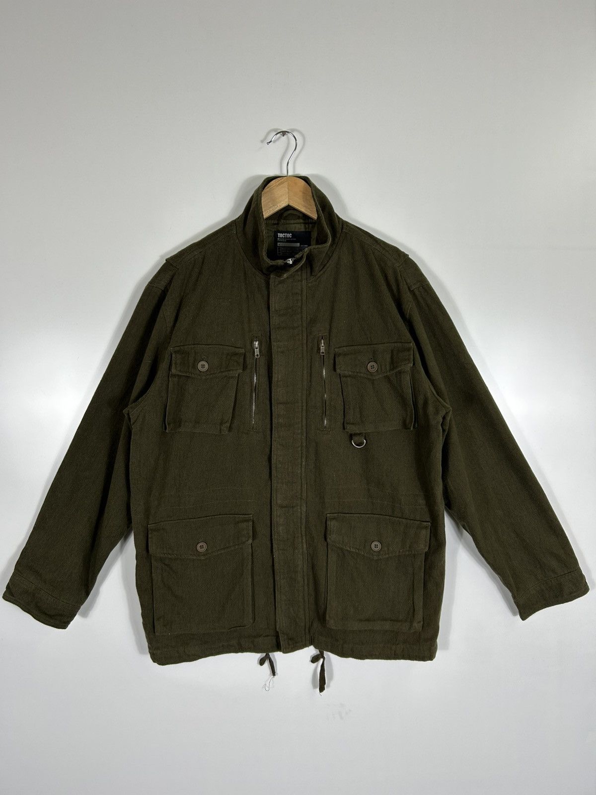 🔥TocToc Workwear Military Zipper Jacket