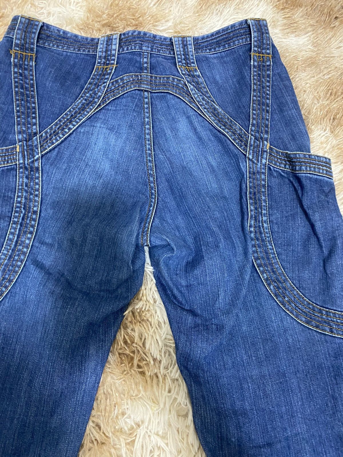 Tsumori Chisato e (Tajuk) Tsumori Chisato Jeans – Unique Stitch Detail – Size US 32 / EU 48 - 4 Thumbnail