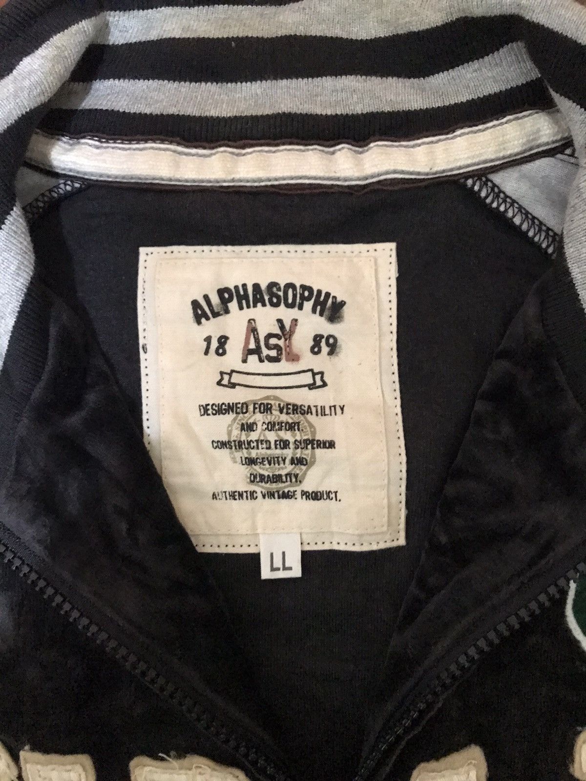 Japanese Brand × Vintage Alphasophy Burly Sweater Jacket Size US L / EU 52-54 / 3 - 5 Thumbnail