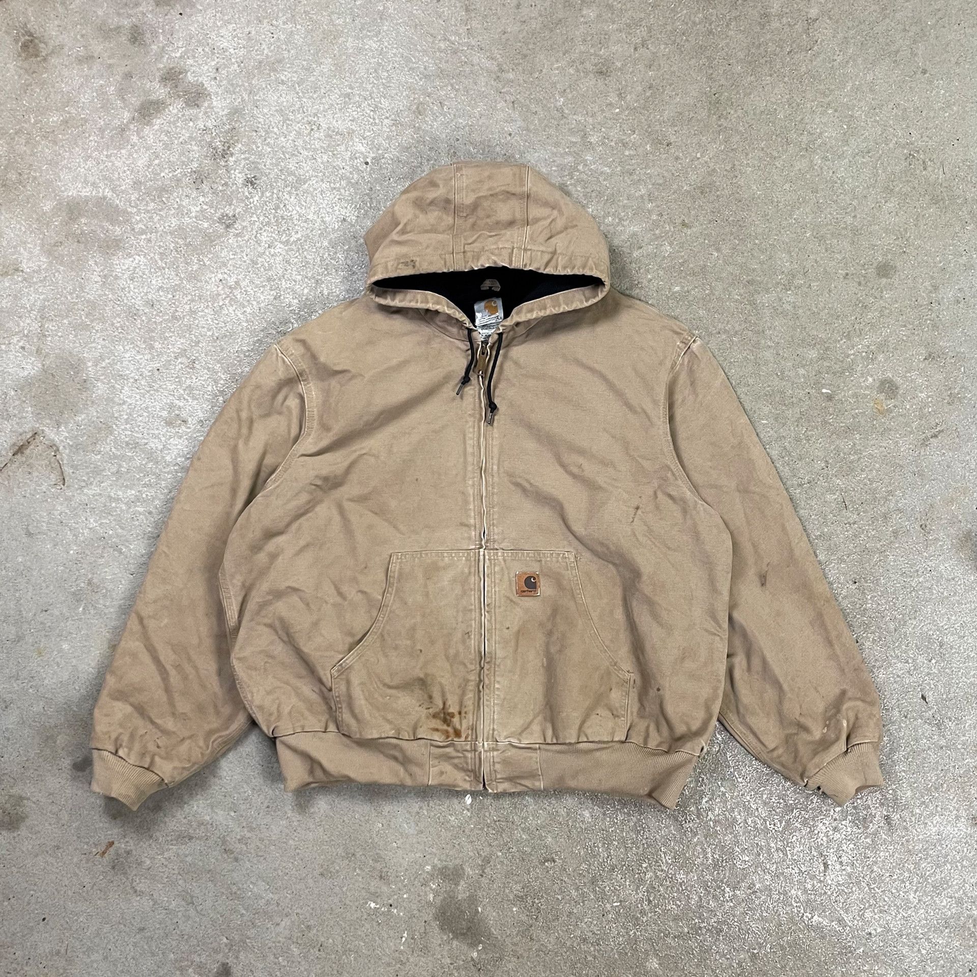 Carhartt × Vintage Carhartt Faded Beige Active Work Jacket Size US L / EU 52-54 / 3 - 1 Thumbnail