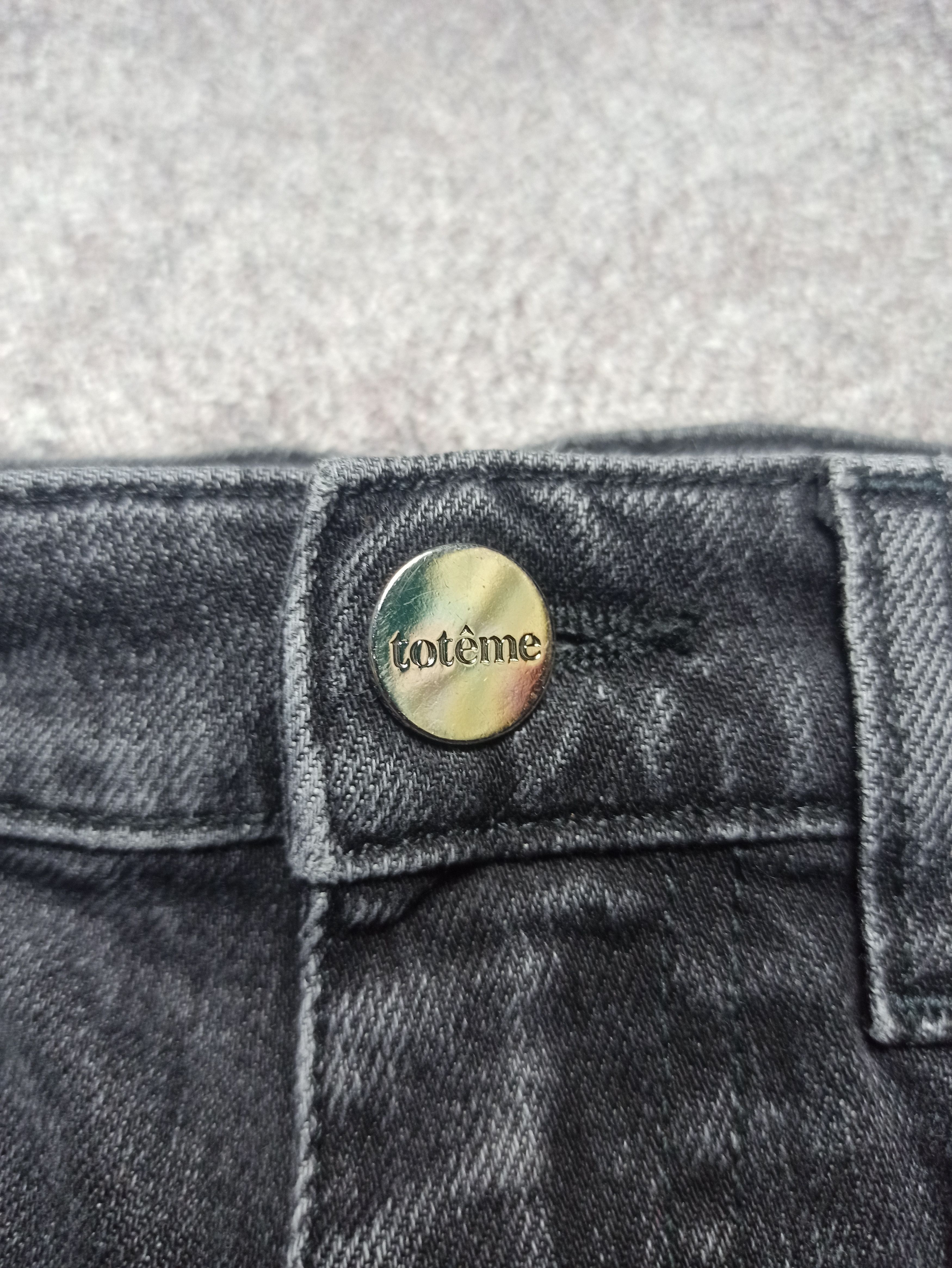 Toteme TOTEME TWISTED SEAM DENIM BLACK WASH Size 28" / US 6 / IT 42 - 5 Thumbnail
