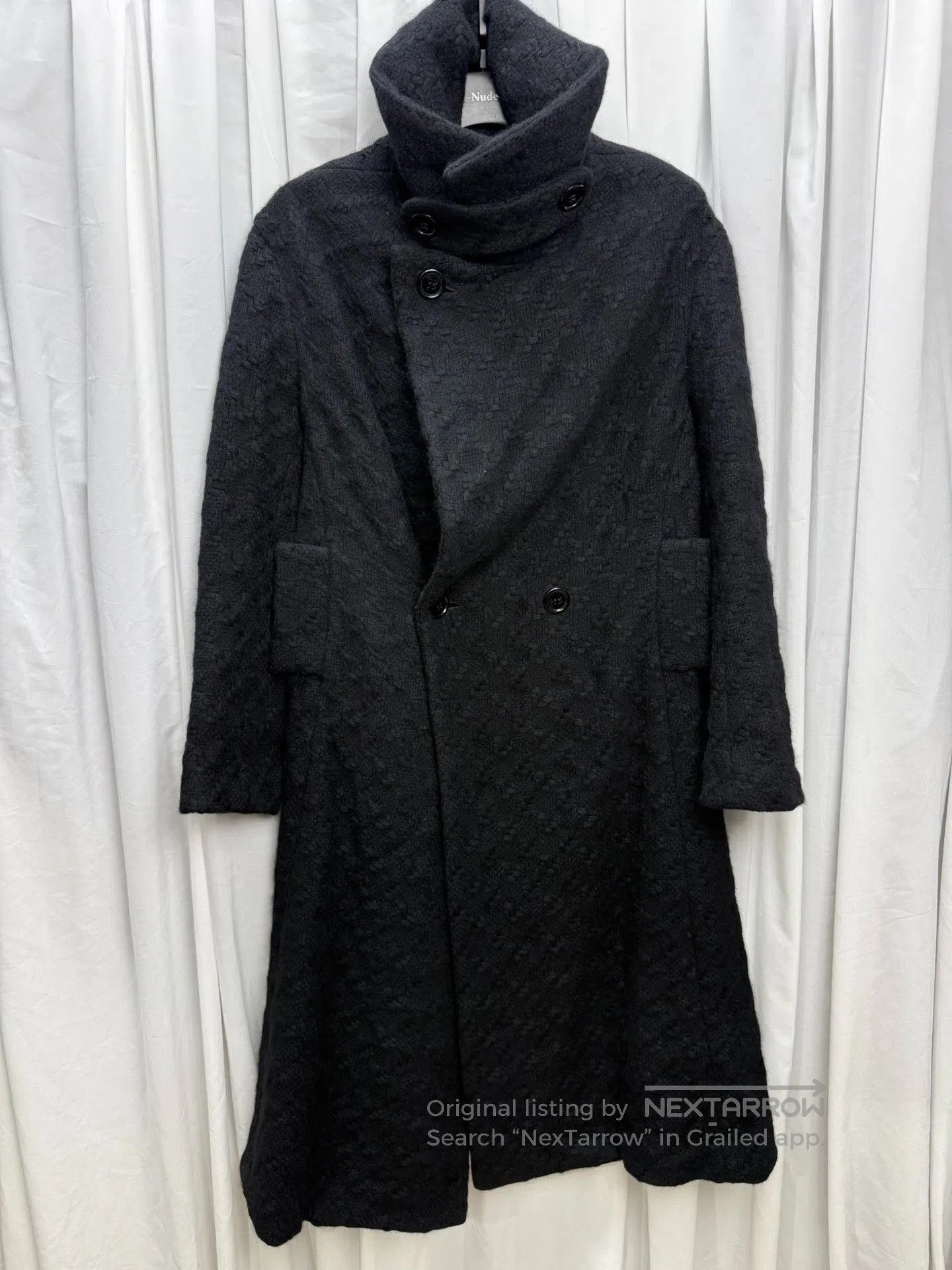 Yohji Yamamoto Yohji Yamamoto Mainline Chunky Wool Coat. Size US M / EU 48-50 / 2 - 5 Thumbnail