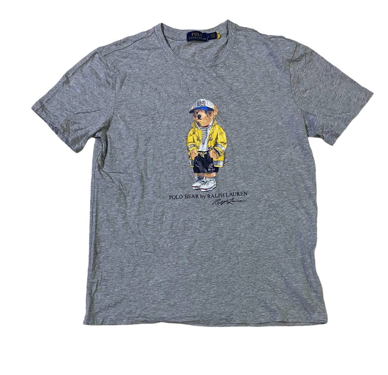 Polo Ralph Lauren × Vintage VINTAGE POLO BEAR TSHIRT, NICE DESIGN Size US L / EU 52-54 / 3 - 1 Thumbnail