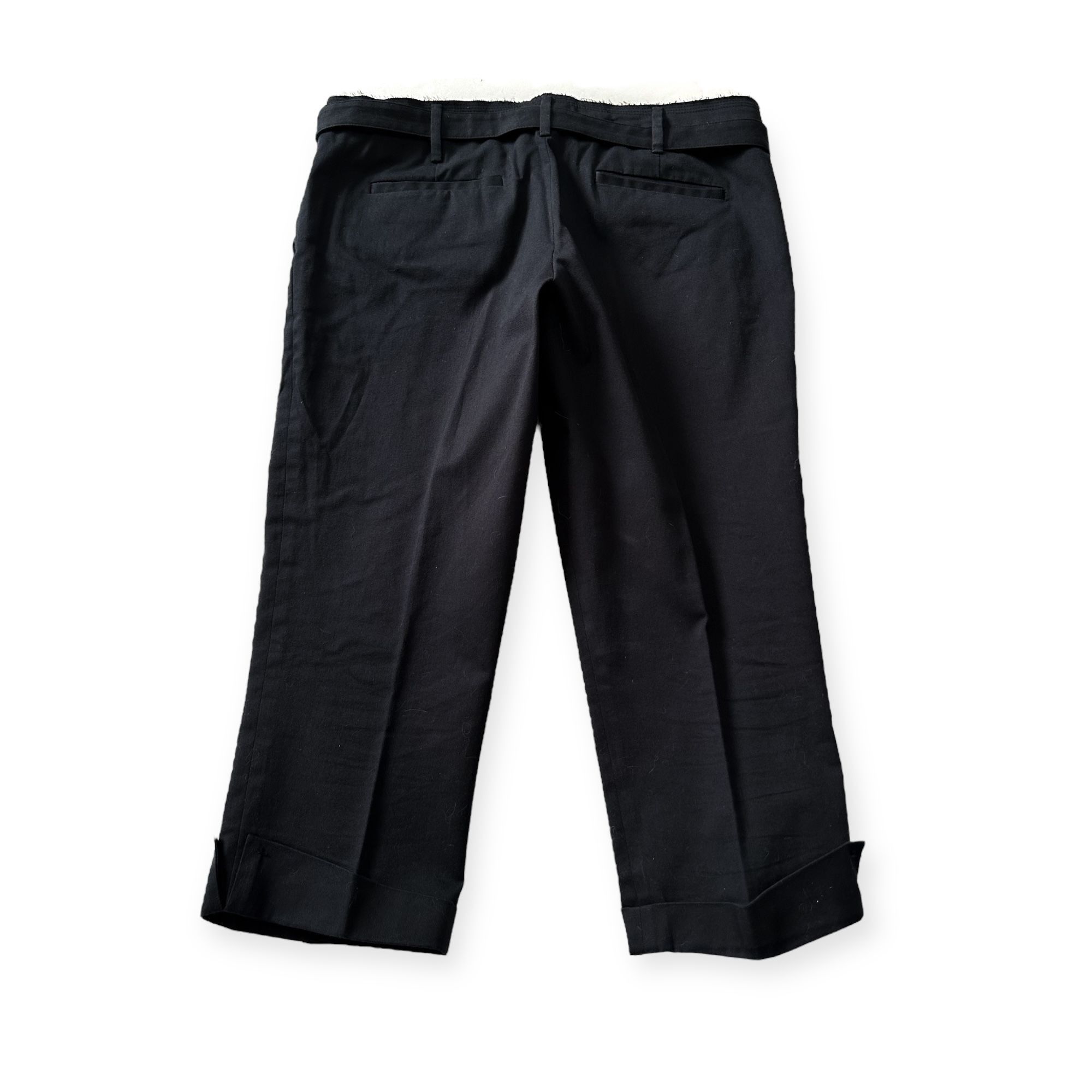 Prada Prada Blue Cropped Cotton Pants, Size Italian 46 Size 32" / US 10 / IT 46 - 6 Thumbnail
