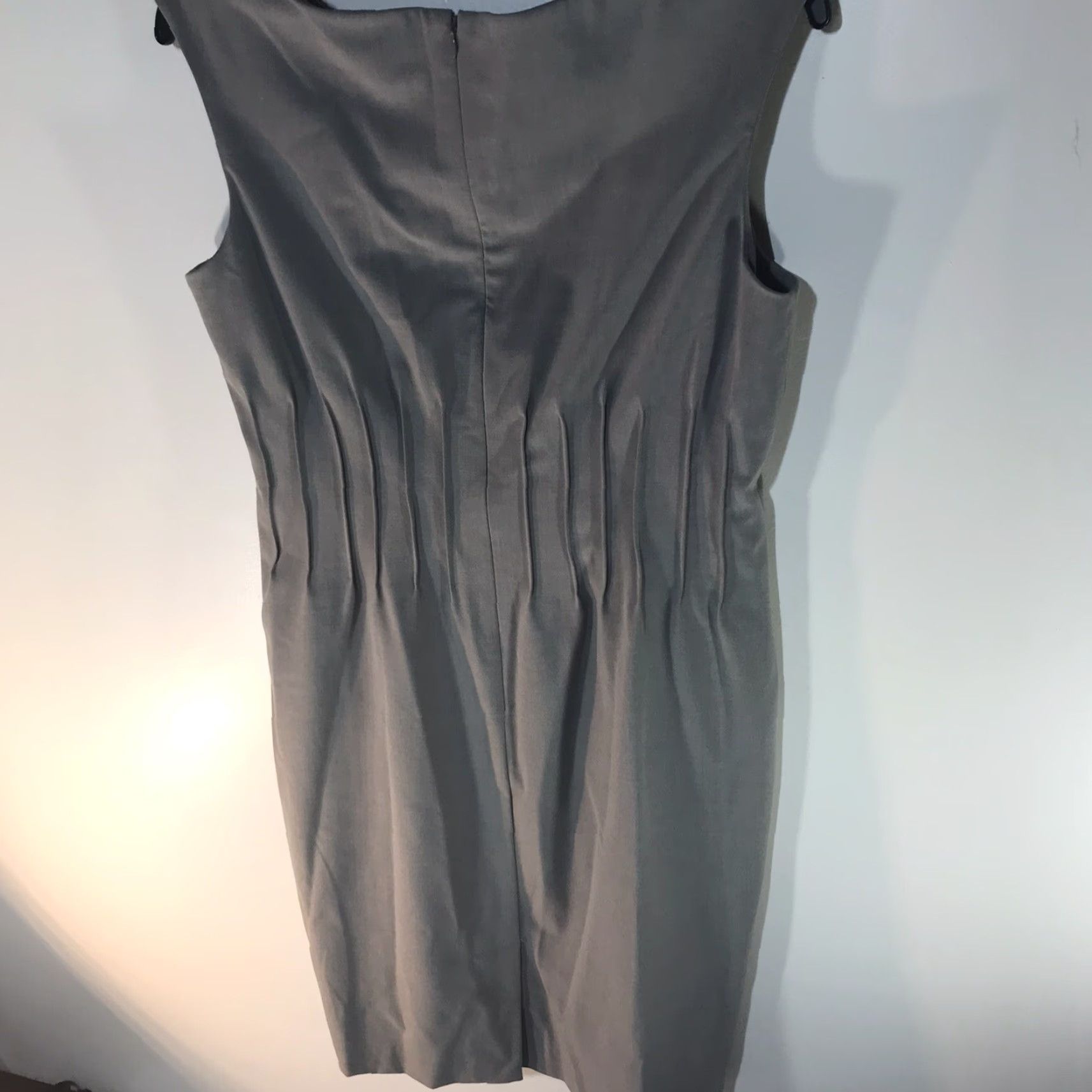 Calvin Klein Calvin Klein Gray Sleeveless Career Midi Dress Womens Size 14 Size XL / US 12-14 / IT 48-50 - 4 Thumbnail