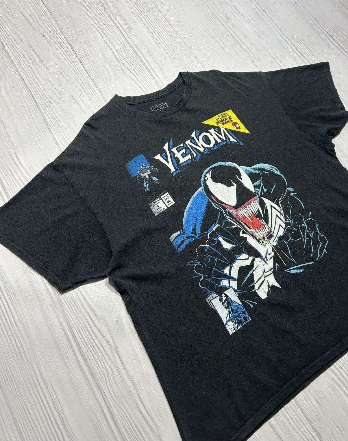 Marvel Comics × Vintage Vintage Venom Marvel Big Logo Oversized T-Shirt Size L Size US L / EU 52-54 / 3 - 3 Thumbnail