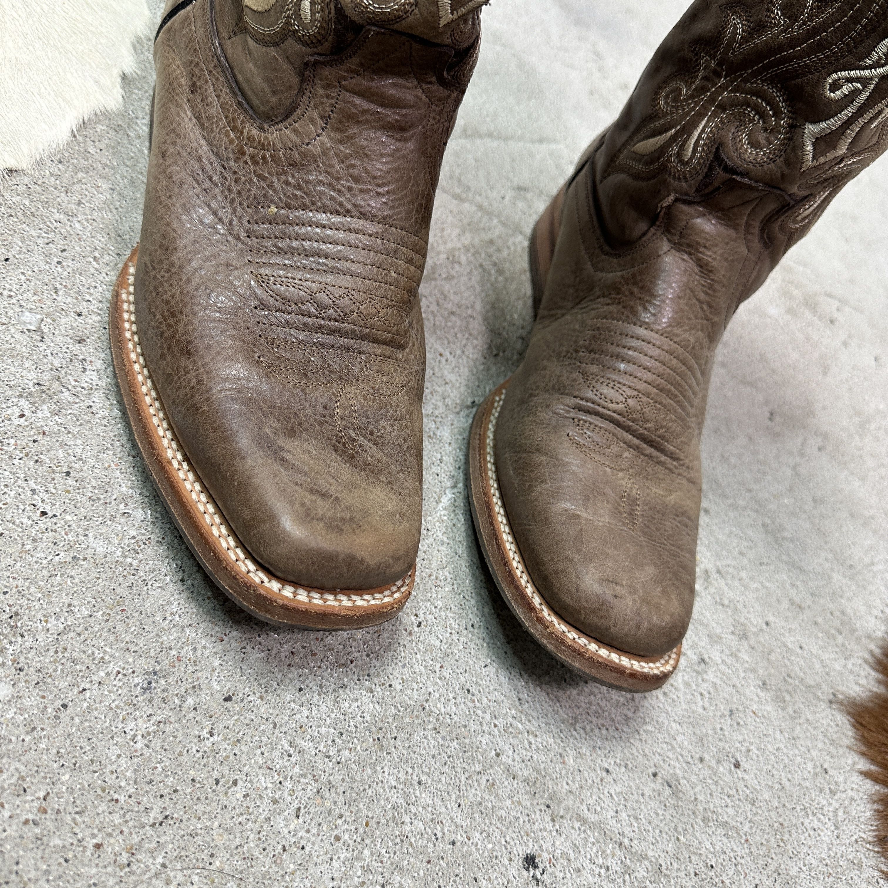 Vintage Vintage Leather Western Cowboy Boots 90s Size US 12 / IT 42 - 8 Thumbnail