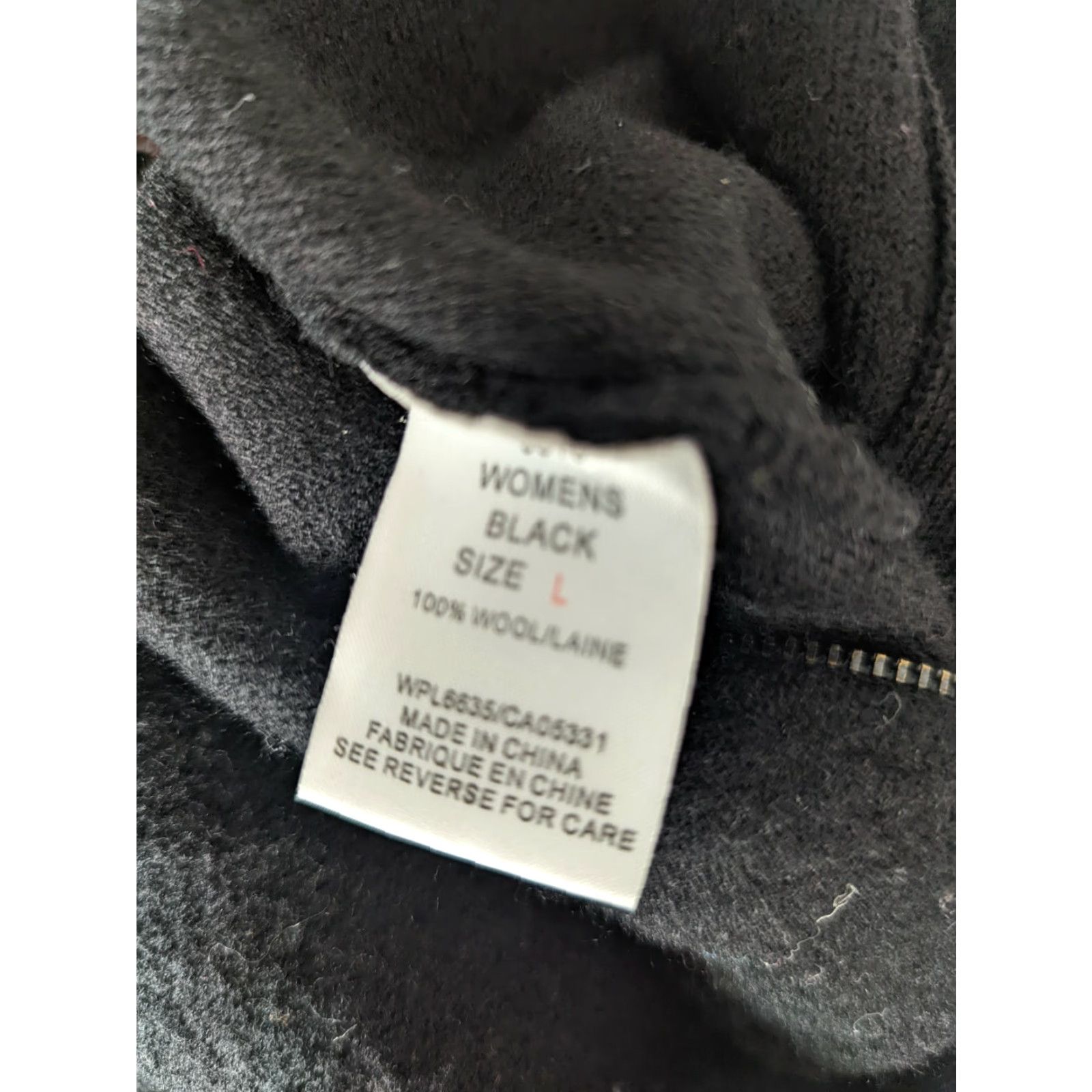 Vintage VINTAGE Woolrich Snowflake Cardigan Sweater Wool Full Zip Womens Large Black Size L / US 10 / IT 46 - 5 Thumbnail