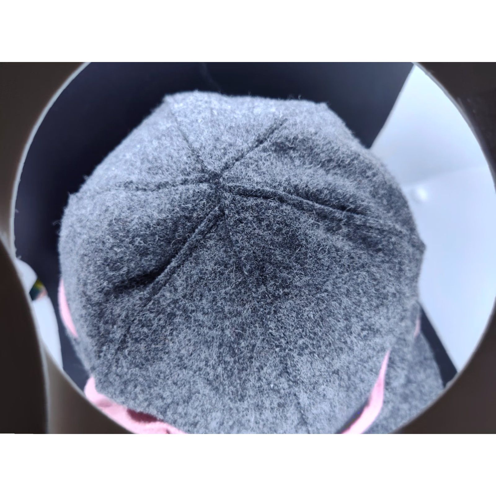 Vintage VINTAGE Stormy Kromer Women’s Wool Cadet Hat US Made Gray Pink 90s Winter Warm - Mens Size ONE SIZE - 4 Thumbnail