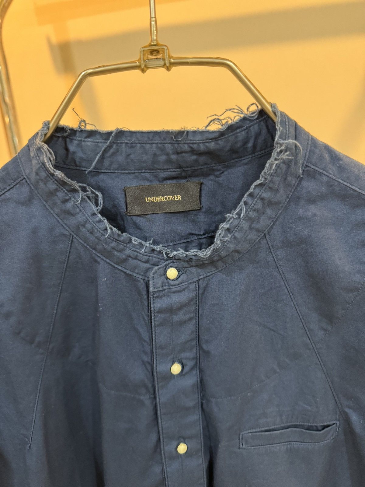Undercover Undercover SS15 Collarless Shirt Size US L / EU 52-54 / 3 - 2 Thumbnail