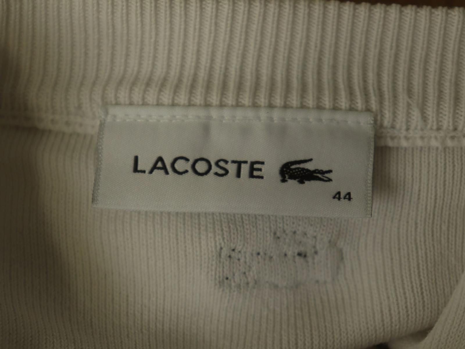 Lacoste Lacoste White Graphic Logo Pullover Sweatshirt Size 44 Size M / US 6-8 / IT 42-44 - 6 Thumbnail