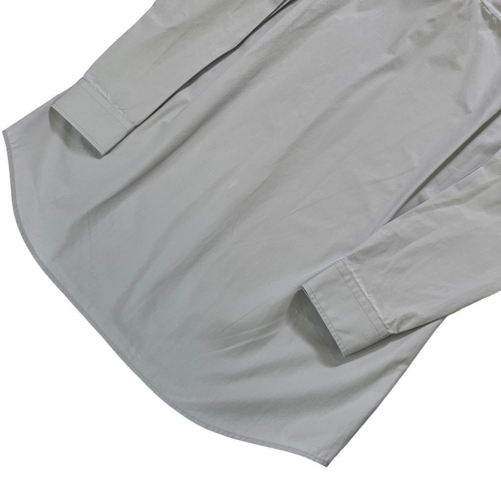Balenciaga Balenciaga Fitted Wrap Shirt in Light Grey Size M / US 6-8 / IT 42-44 - 9 Thumbnail