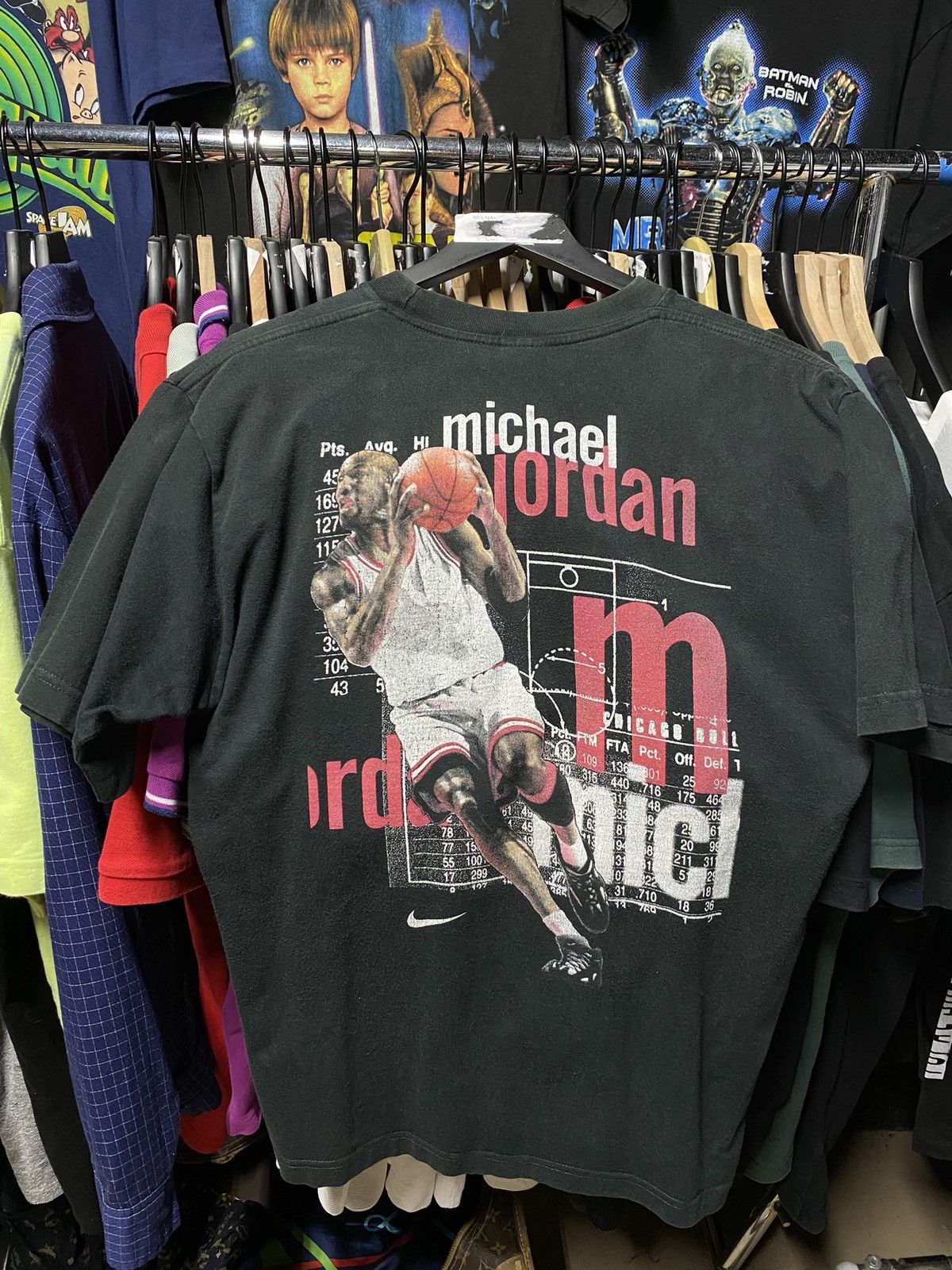Vintage Vintage 90’s Nike Michael Jordan tee Shirt Medium Size US M / EU 48-50 / 2 - 5 Thumbnail