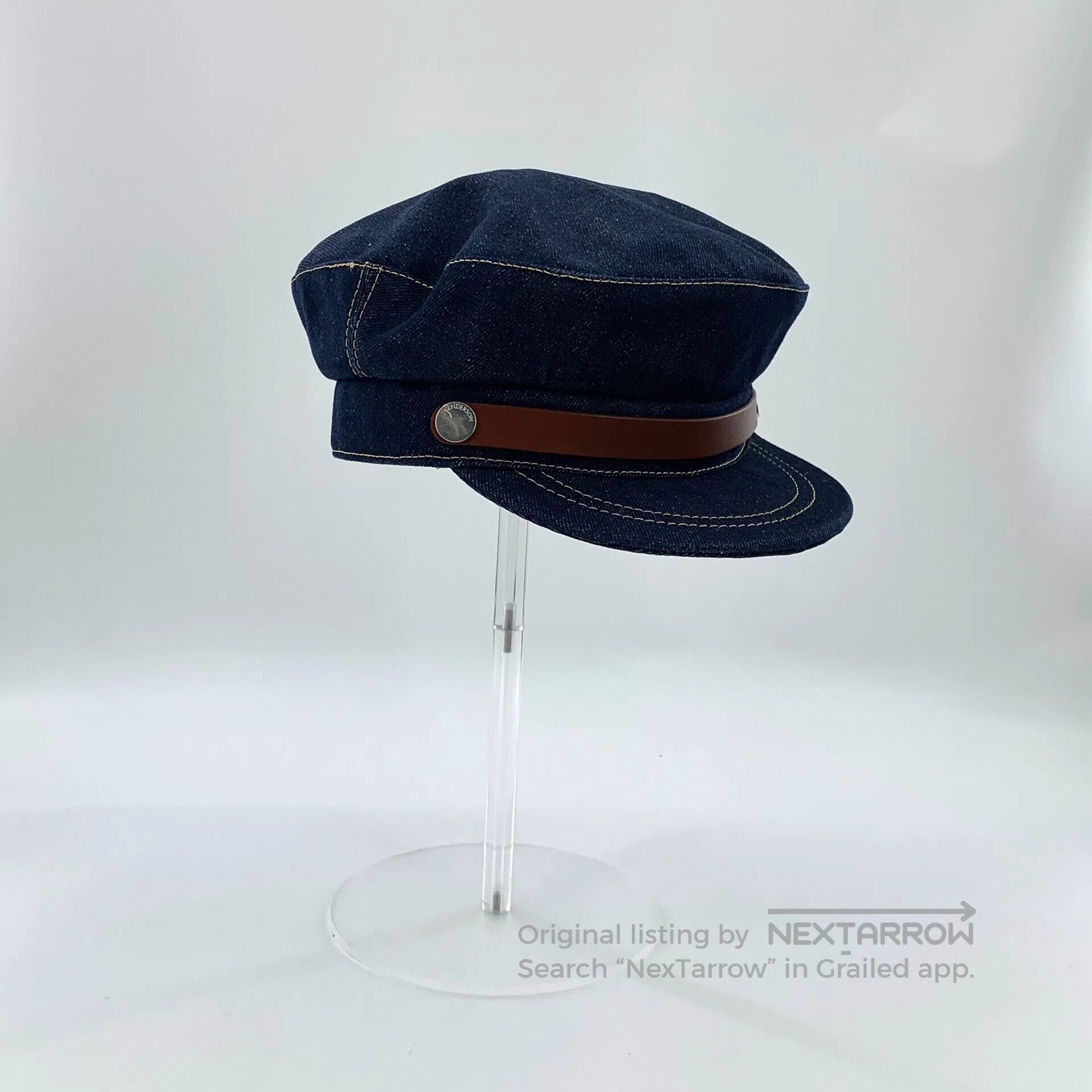 JW Anderson JWANDERSON Dark Blue Cotton and Leather Patchwork Denim Ne Size ONE SIZE - 3 Thumbnail